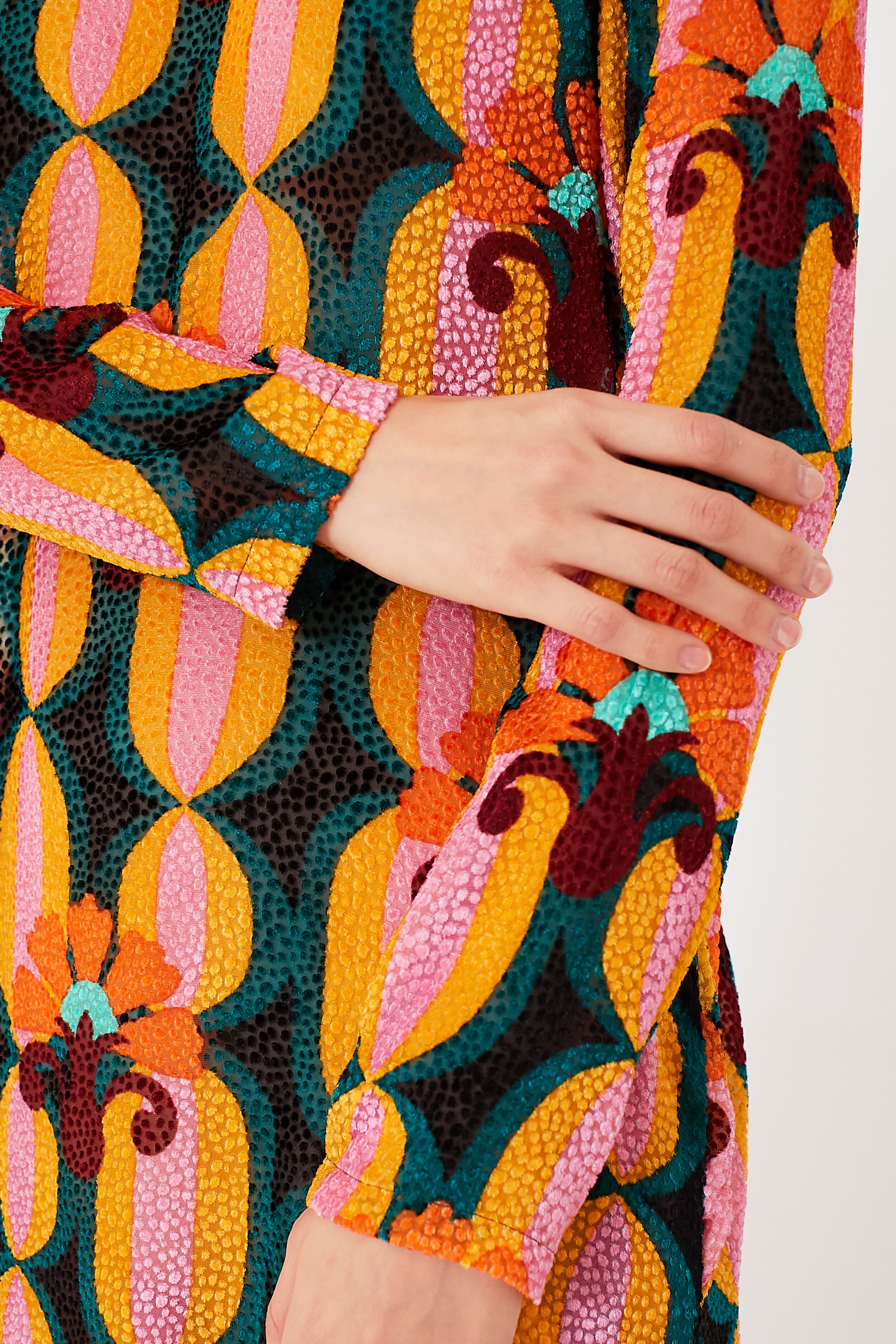 Arcturus Long Sleeve Swing Dress-Get Girly