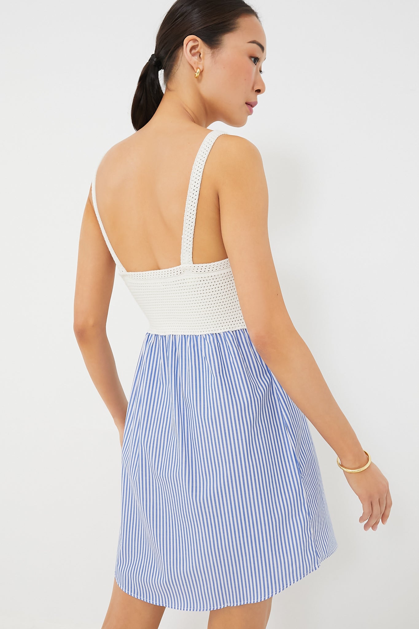 The White and Royal Esmee Dress-Get Girly