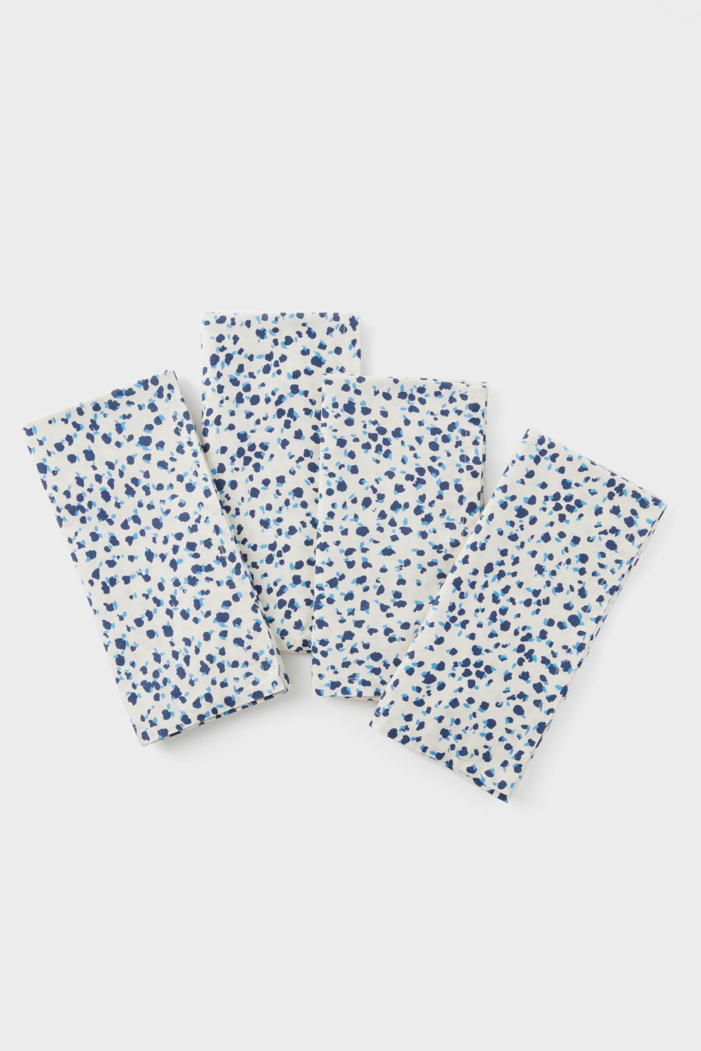 Indigo Confetti Printed Napkins Set of 4-Get Girly