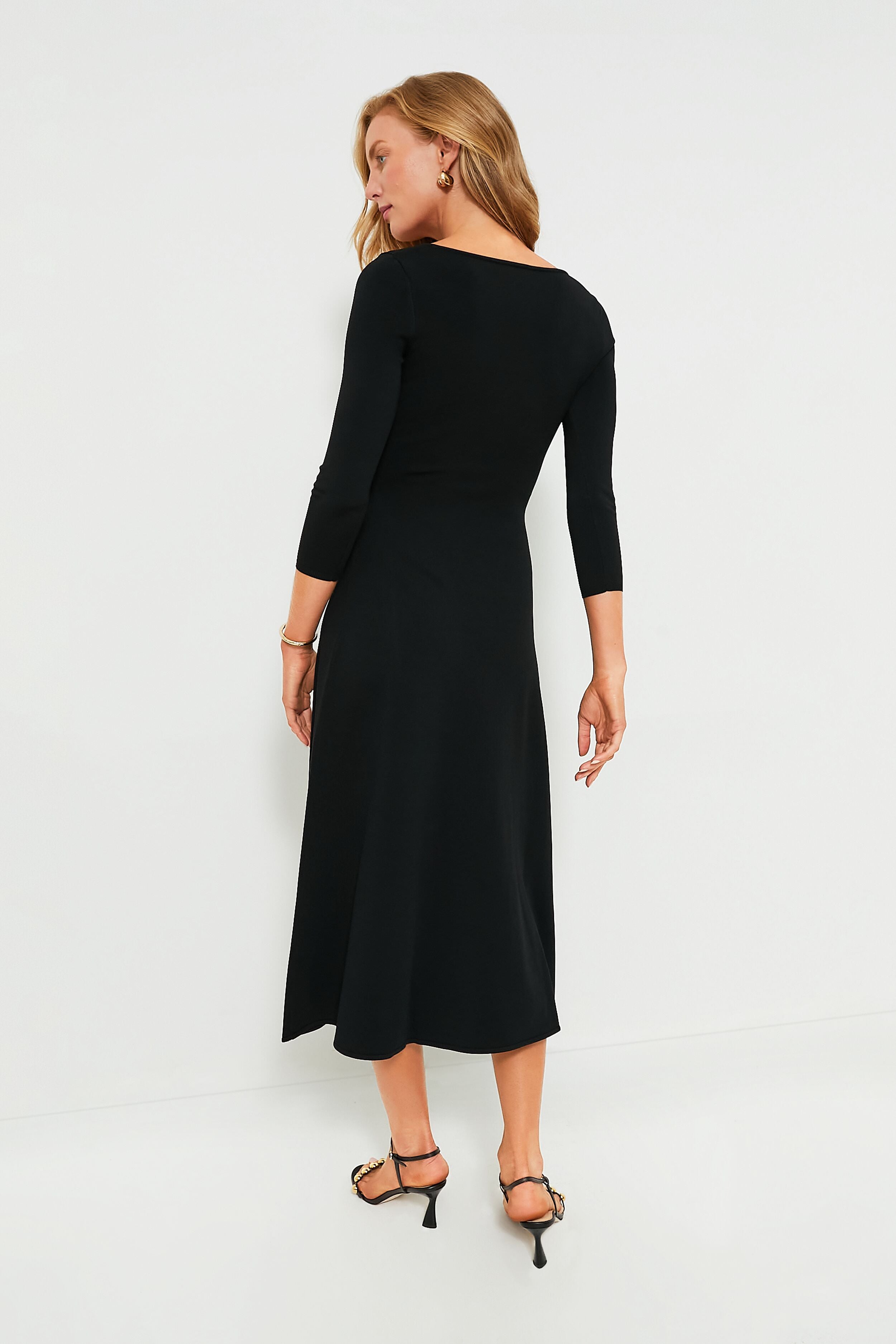 Black Douvres Dress-Get Girly