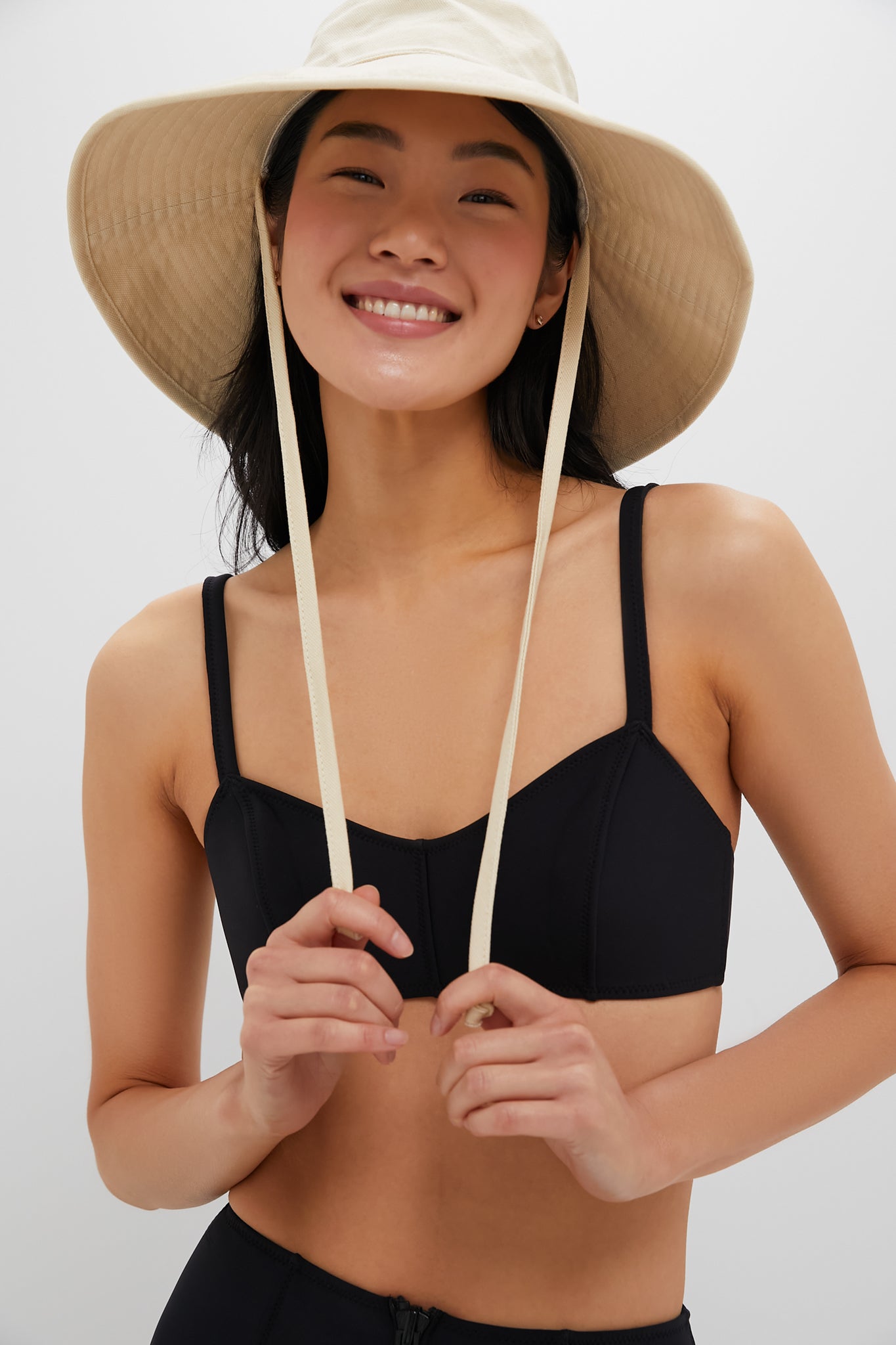 Beige Holiday Bucket Hat-Get Girly