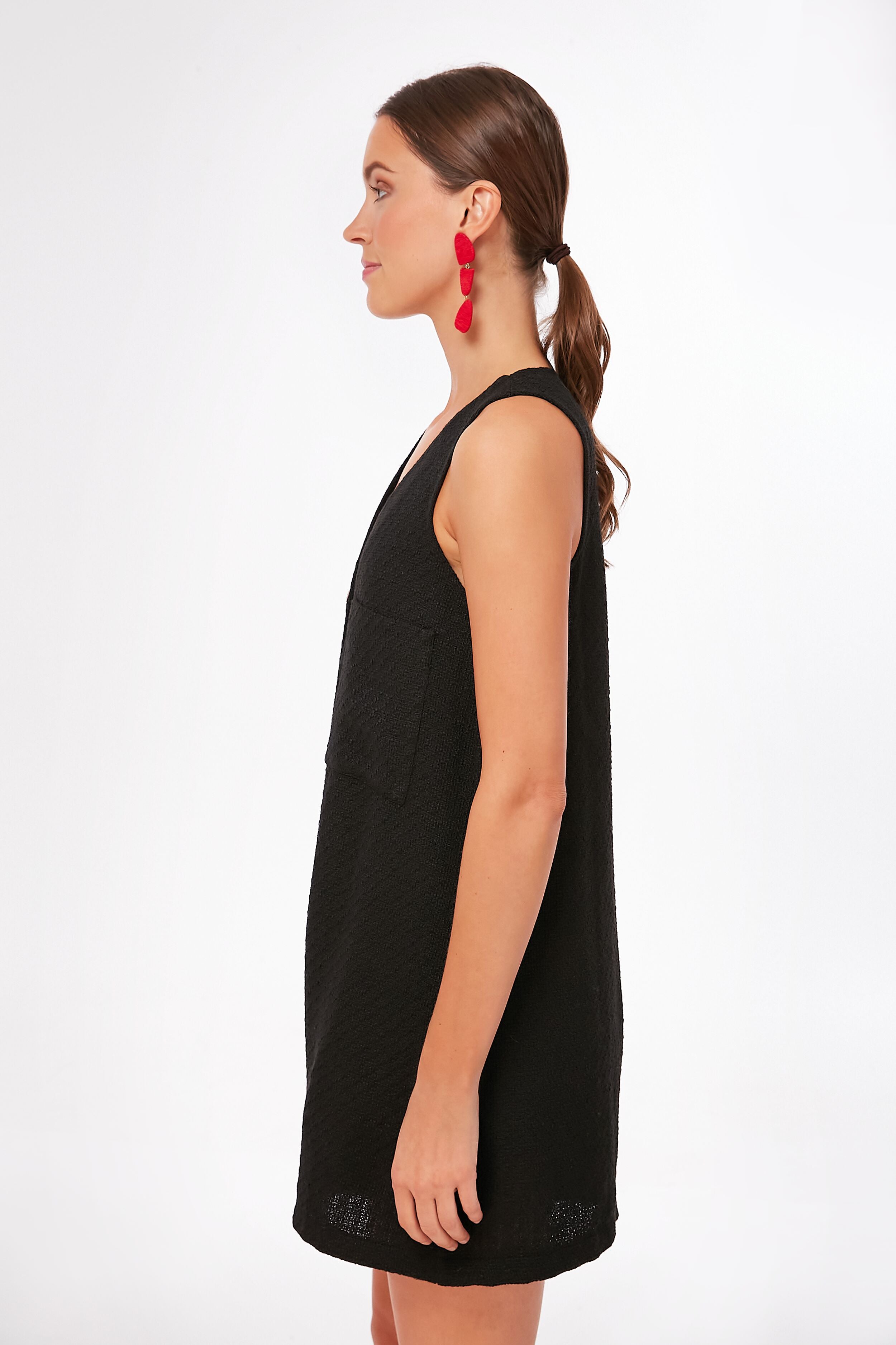 Black Textured Myla Romper-Get Girly