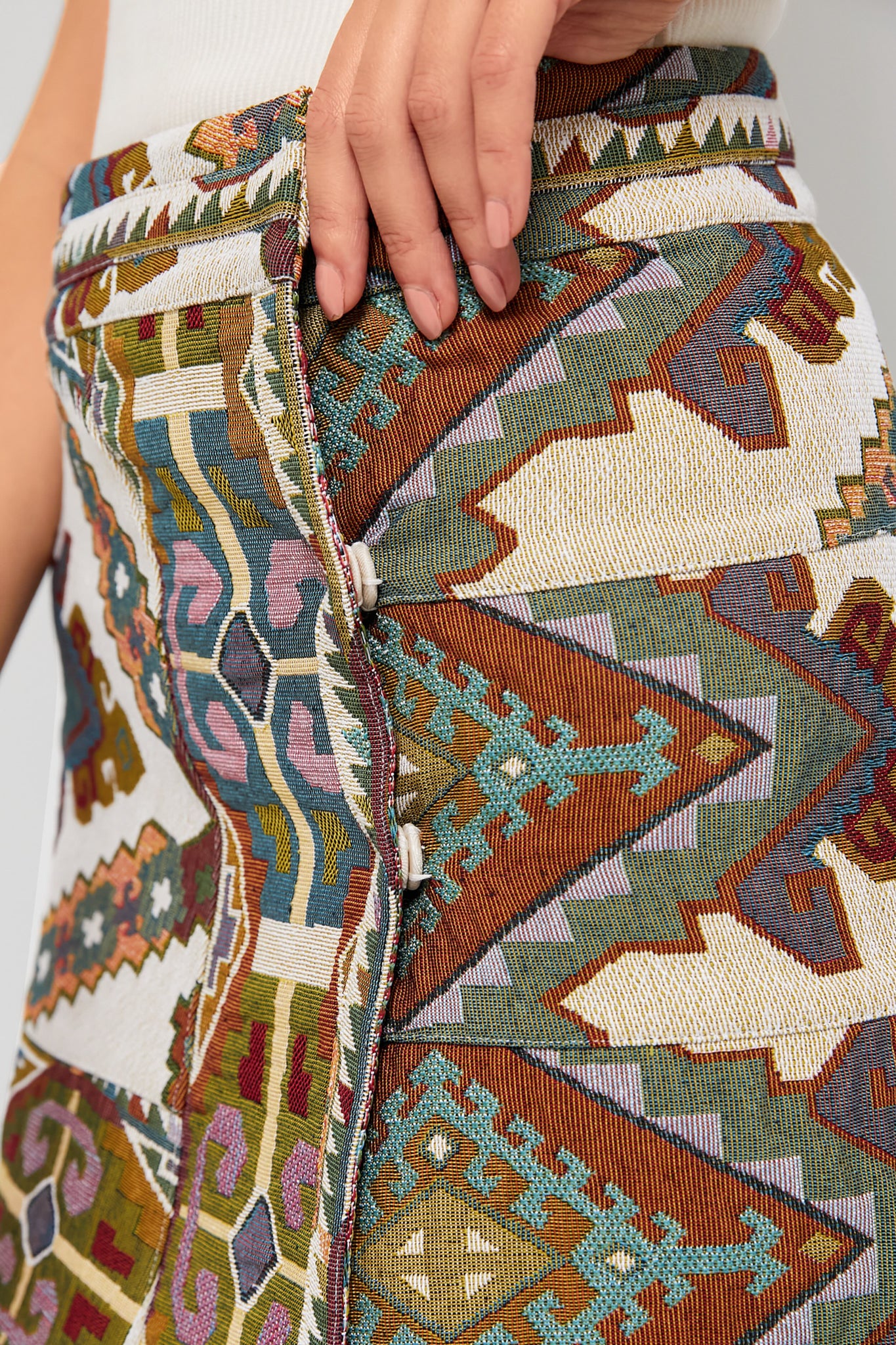 Antique Tapestry Powell Skirt-Get Girly