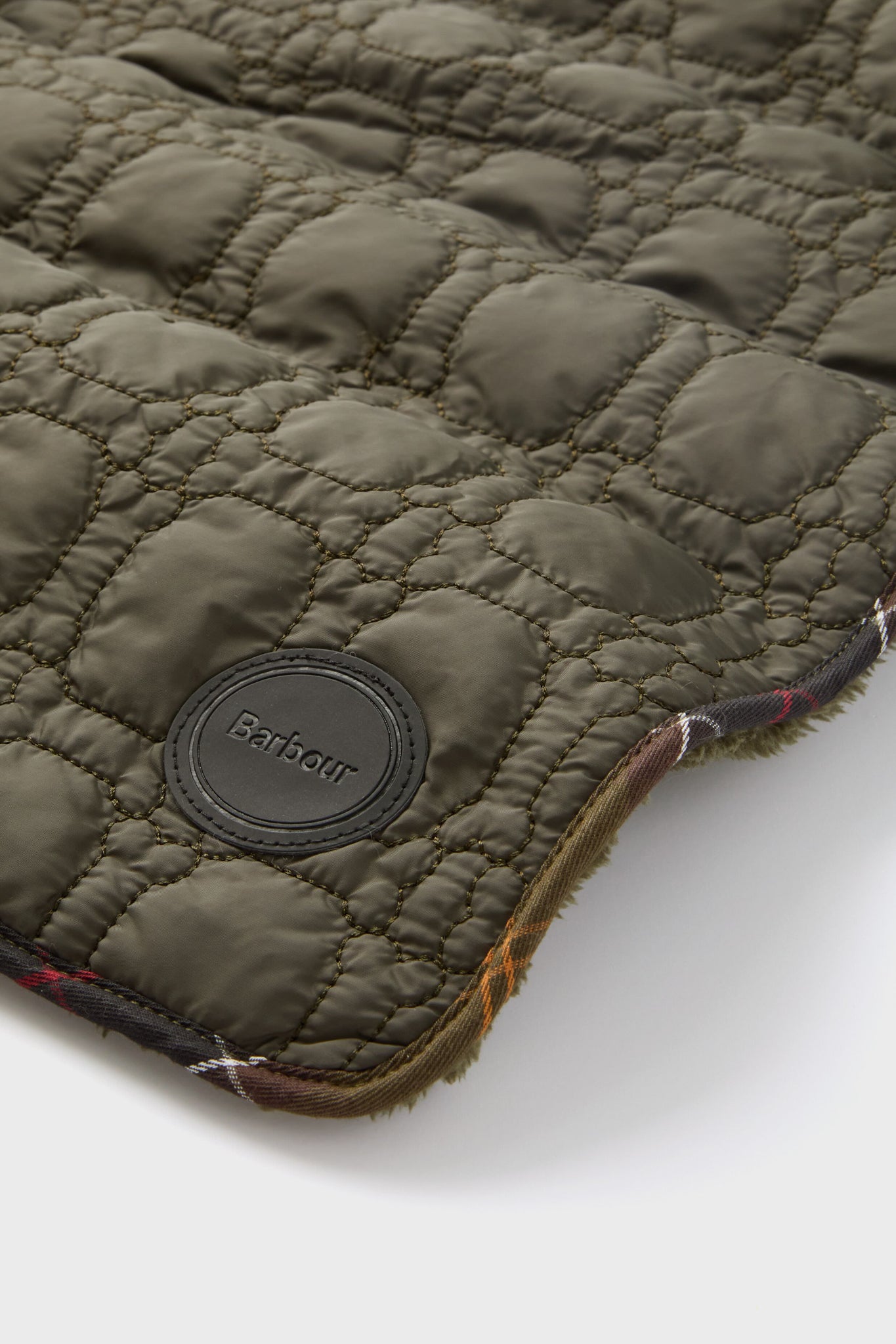 Dark Olive Dog Bone Quilted Blanket-Get Girly