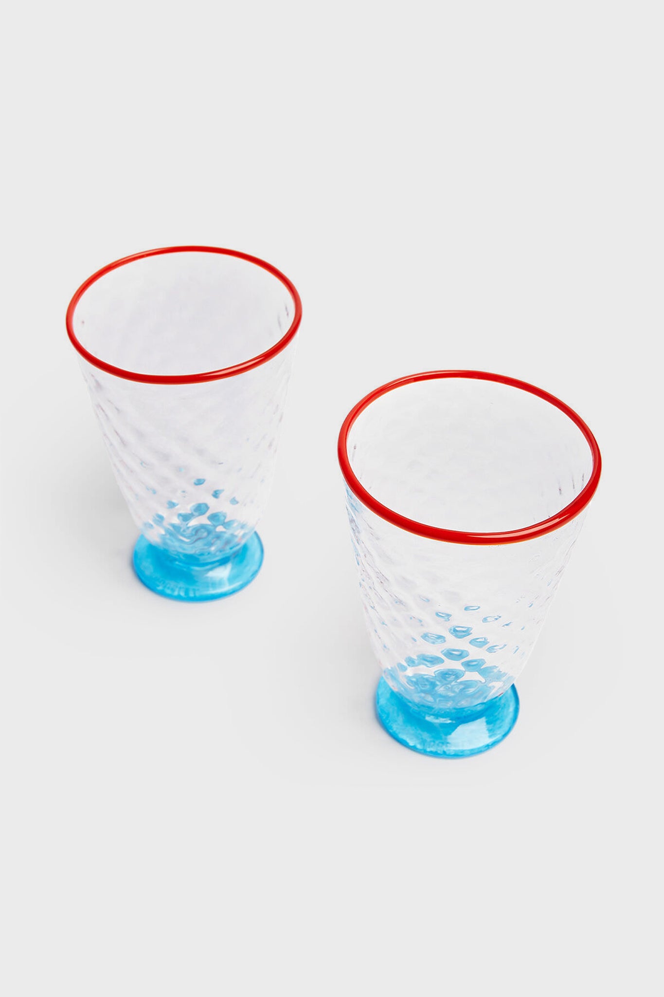 Blue Quilted Glasses Set of 2-Get Girly