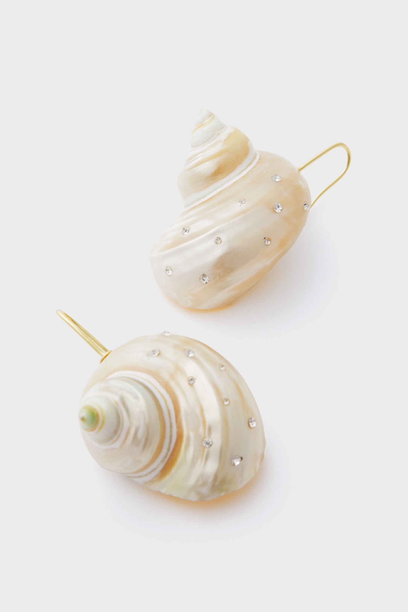 White Sundial Earrings-Get Girly