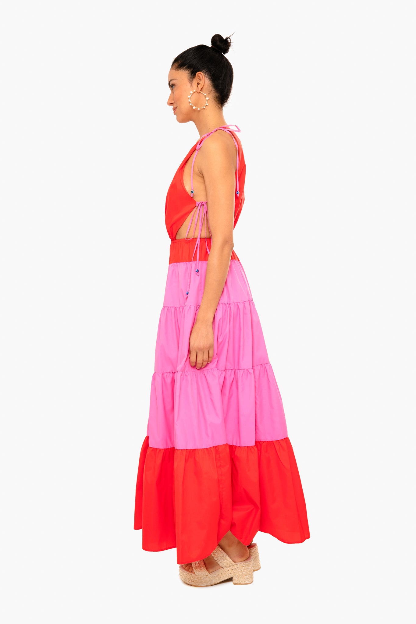 Tomato and Wild Orchid Minerva Dress-Get Girly