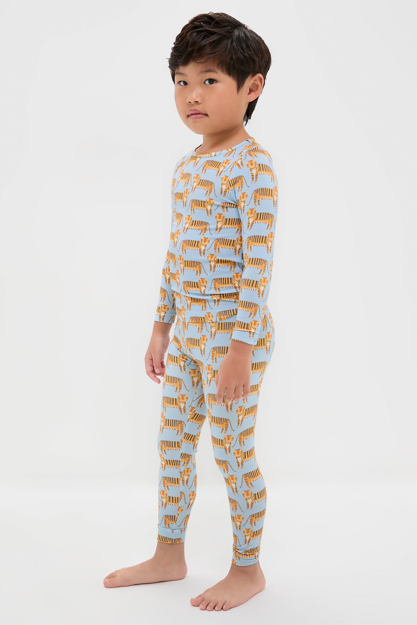 Tigers Kids Bamboo Pj Set-Get Girly