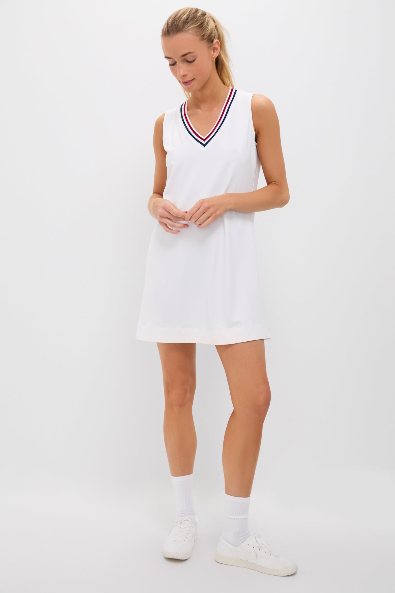 Americana Performance Jersey Suzanne Tennis Dress-Get Girly