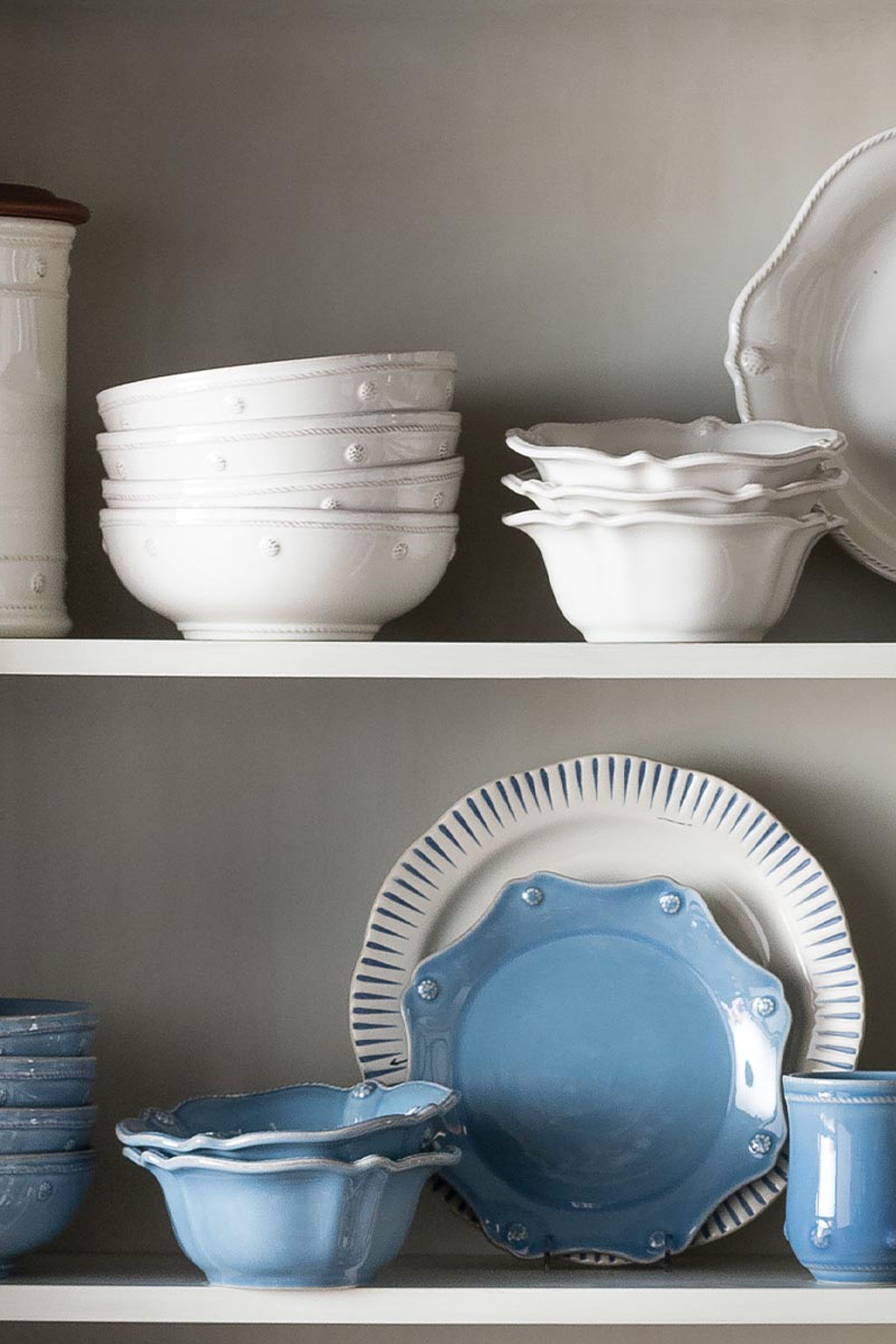 Chambray Berry & Thread Flared Cereal/Ice Cream Bowl-Get Girly