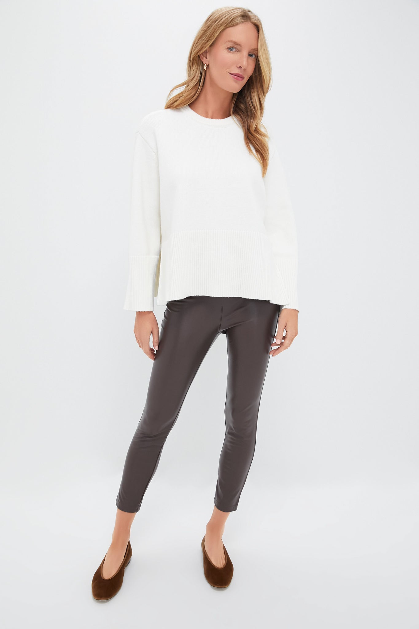Winter White Carington Sweater-Get Girly