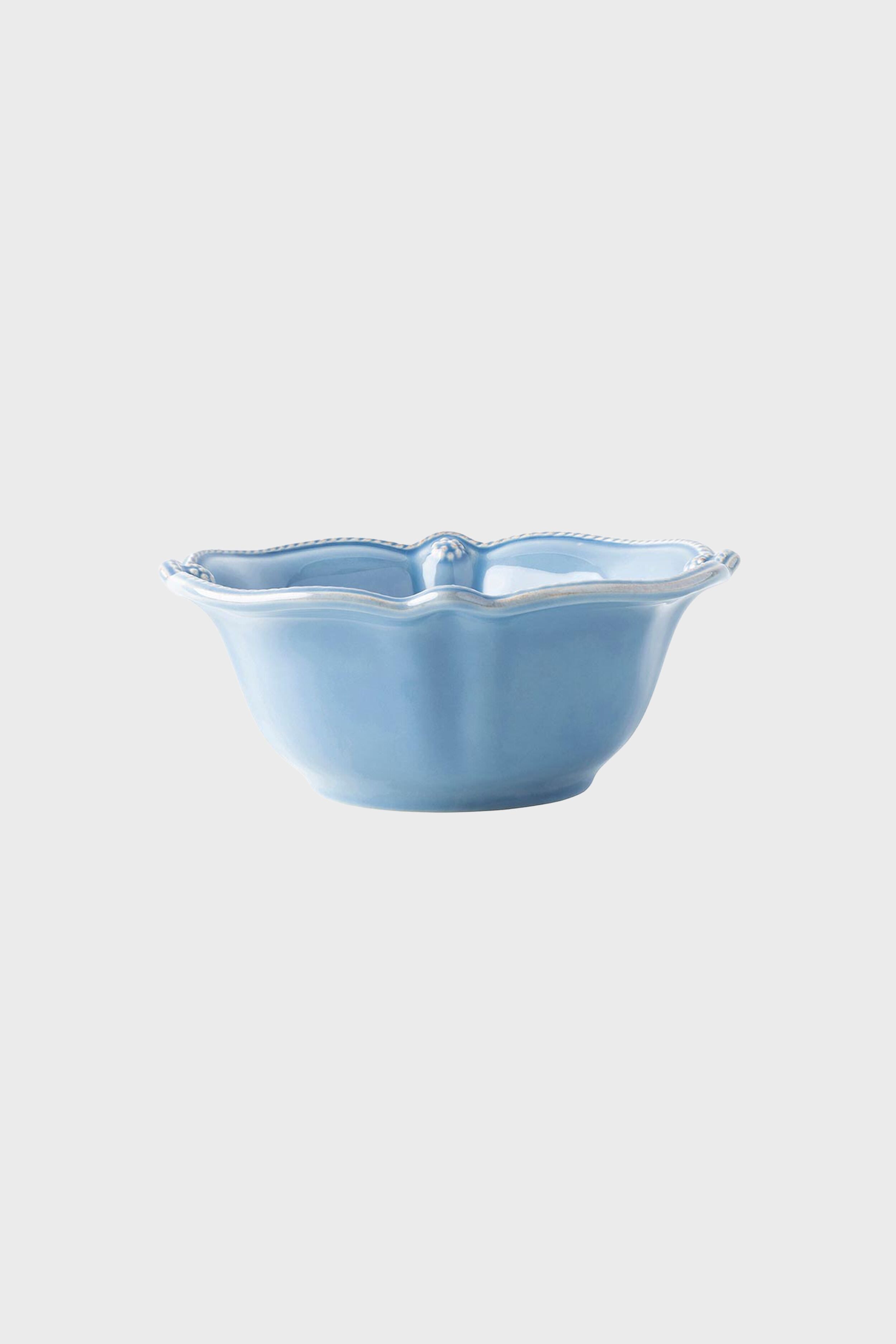 Chambray Berry & Thread Flared Cereal/Ice Cream Bowl-Get Girly