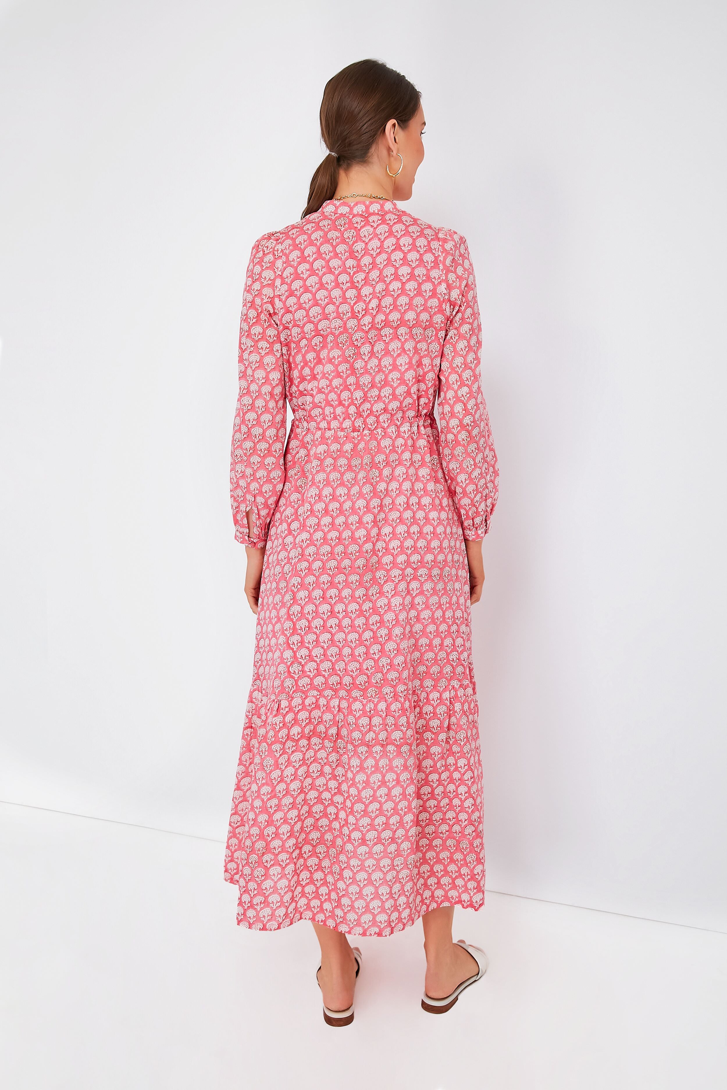 Crescent Flower Bon Pink Frances 3 Dress-Get Girly