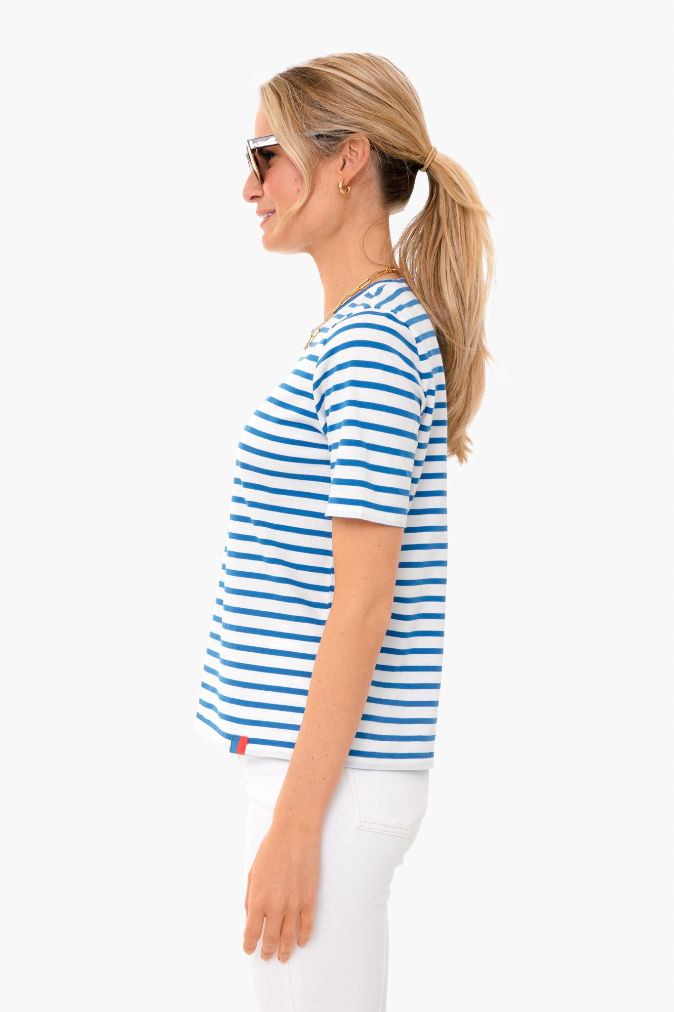 The Modern White Royal Blue-Get Girly