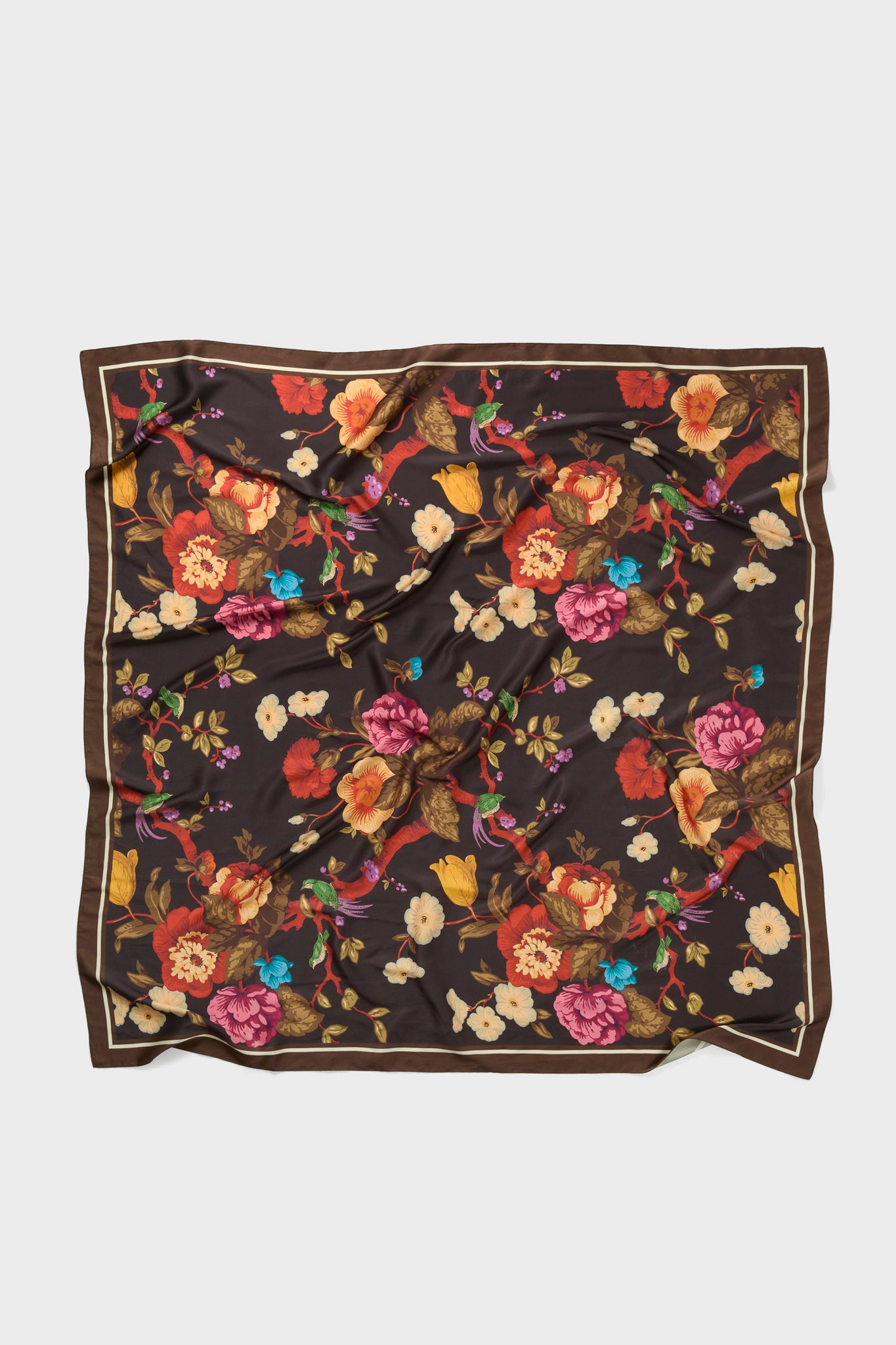 Baroque Floral Large Scarf-Get Girly