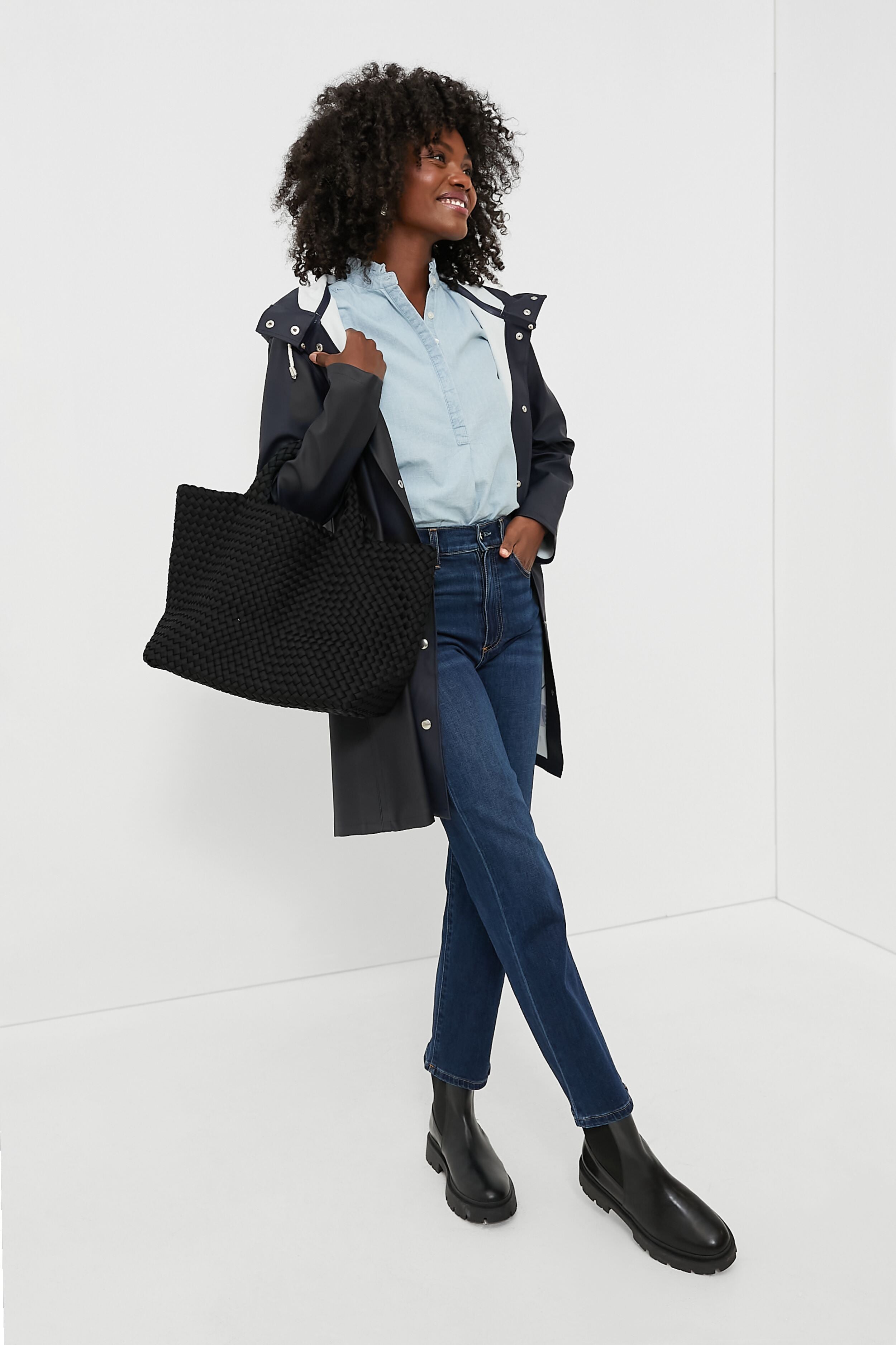 Navy Mosebacke Raincoat-Get Girly