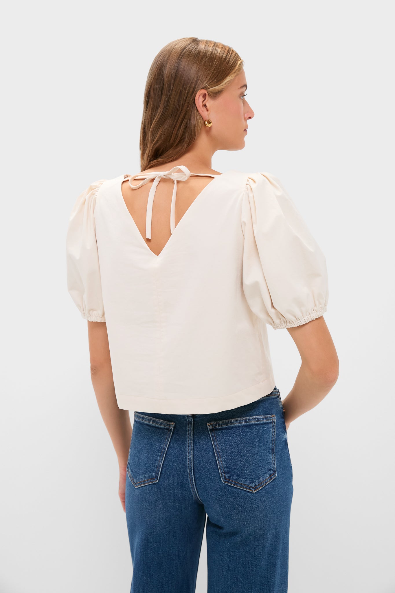 White Swan V Top-Get Girly