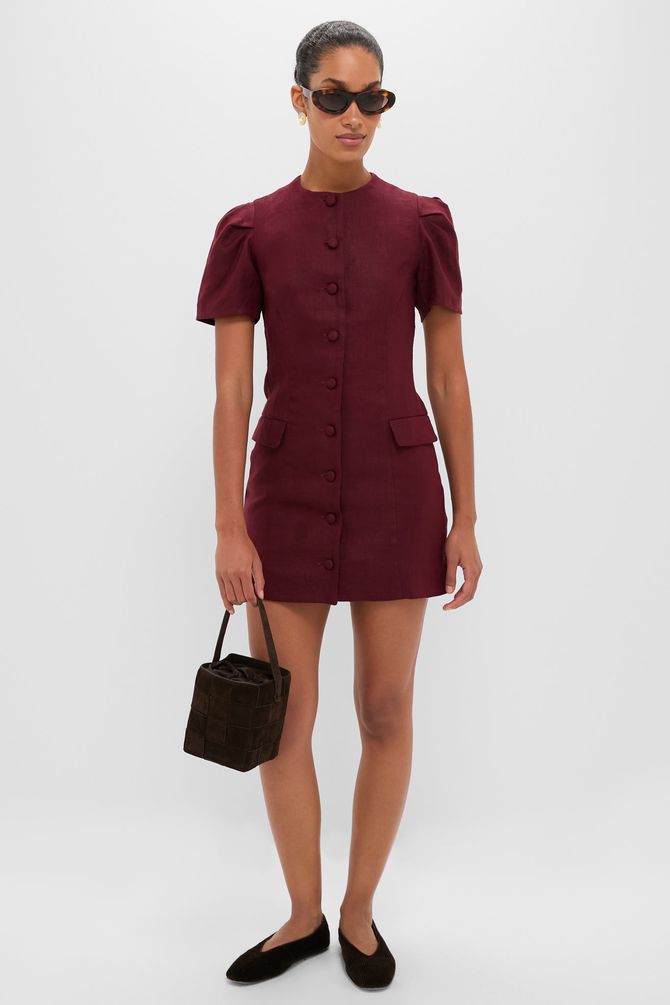 Woven Tmoro Suede Laith Top Handle Bag-Get Girly