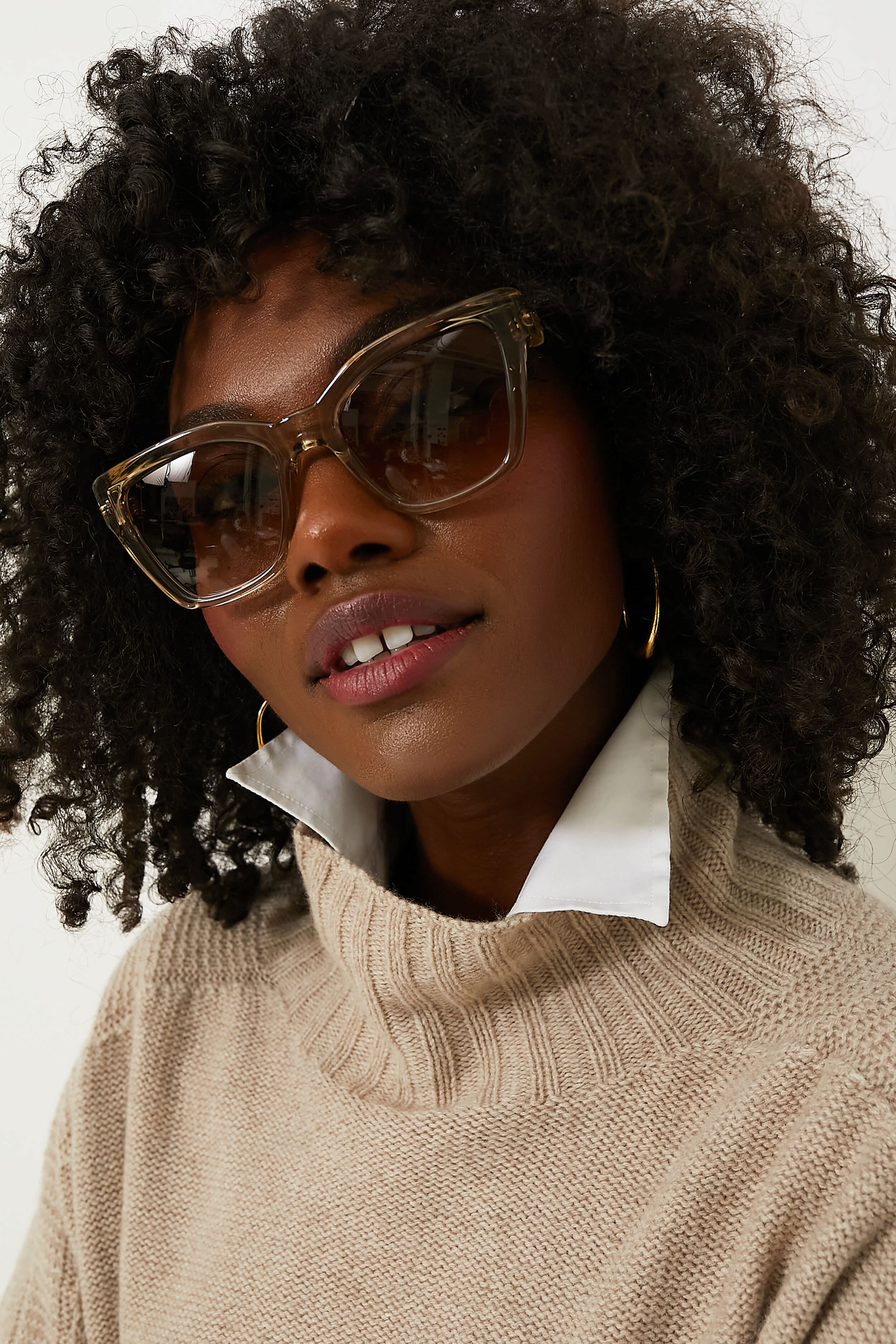 Yellow Cat Eye Sunglasses-Get Girly