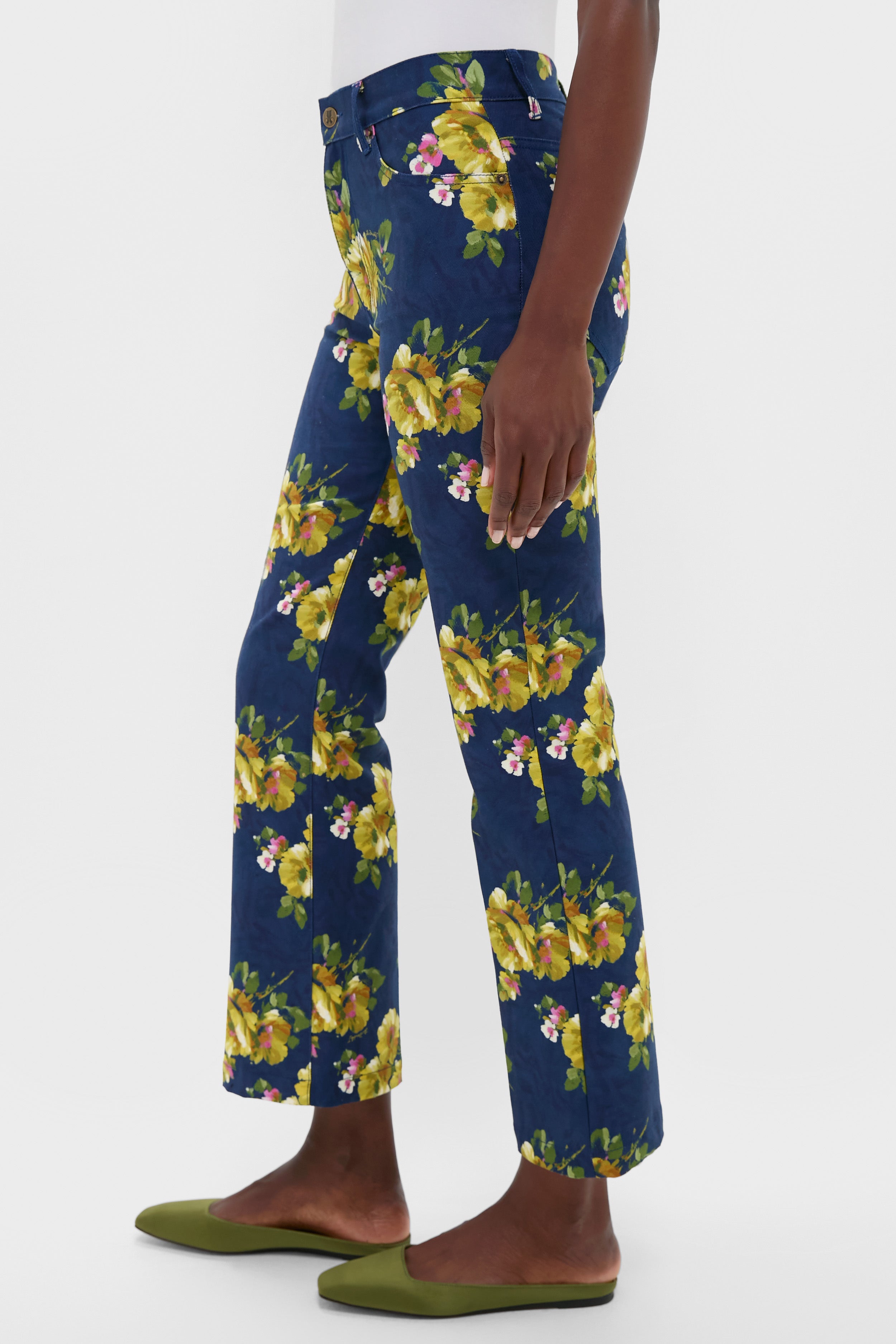 Riptide Cropped Flare Jean-Get Girly