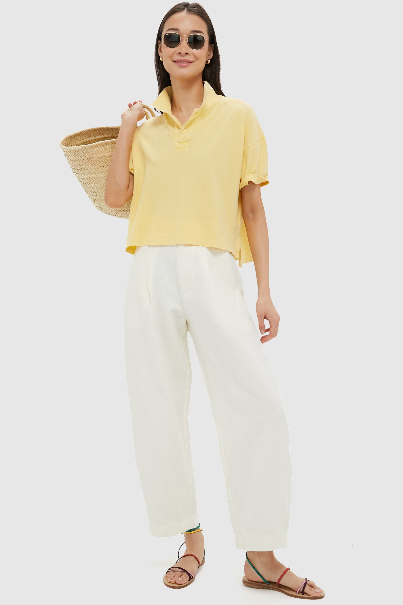 Arista Hexagonal Sunglasses-Get Girly