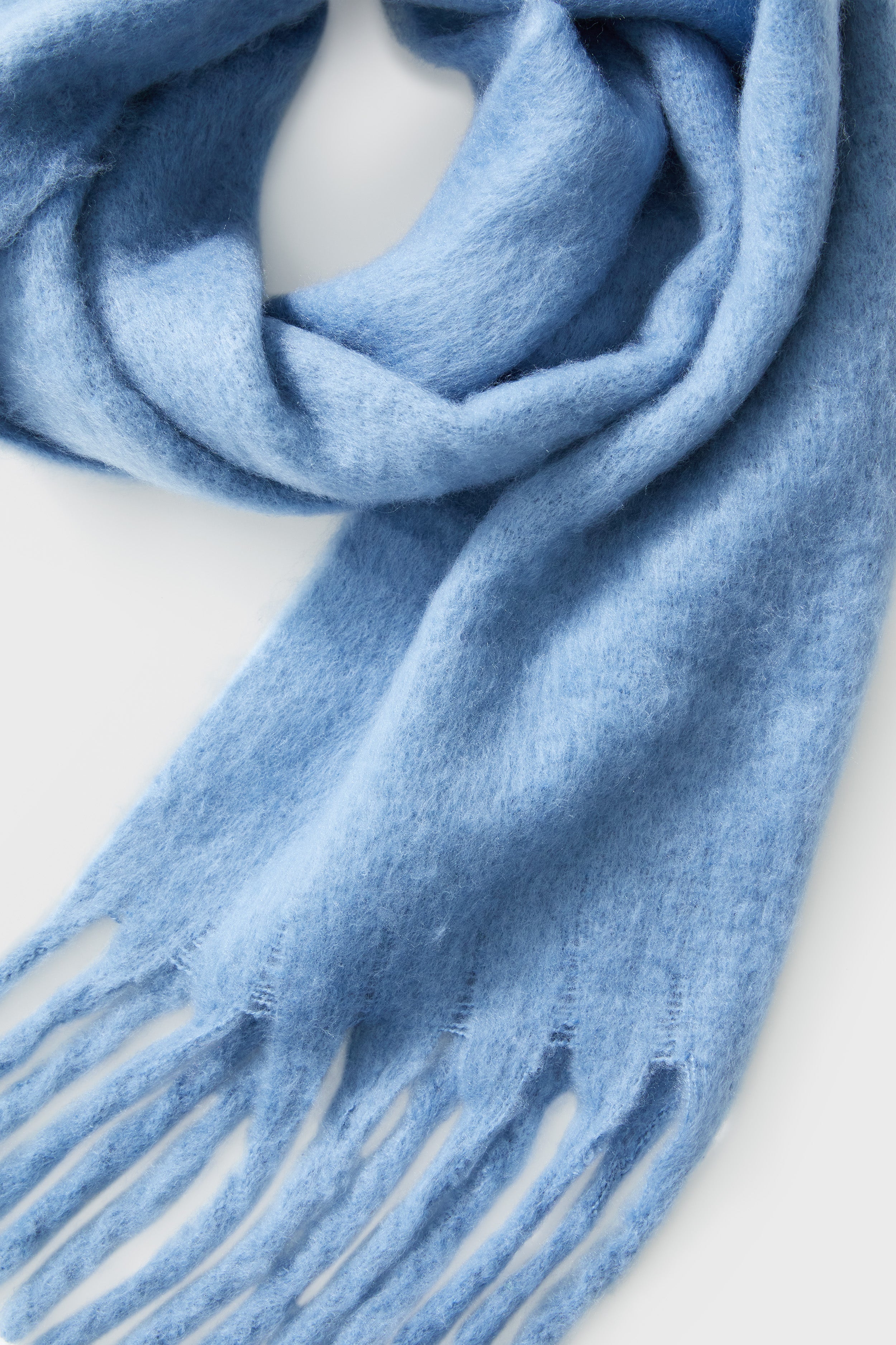 Denim Chic Solid Scarf-Get Girly