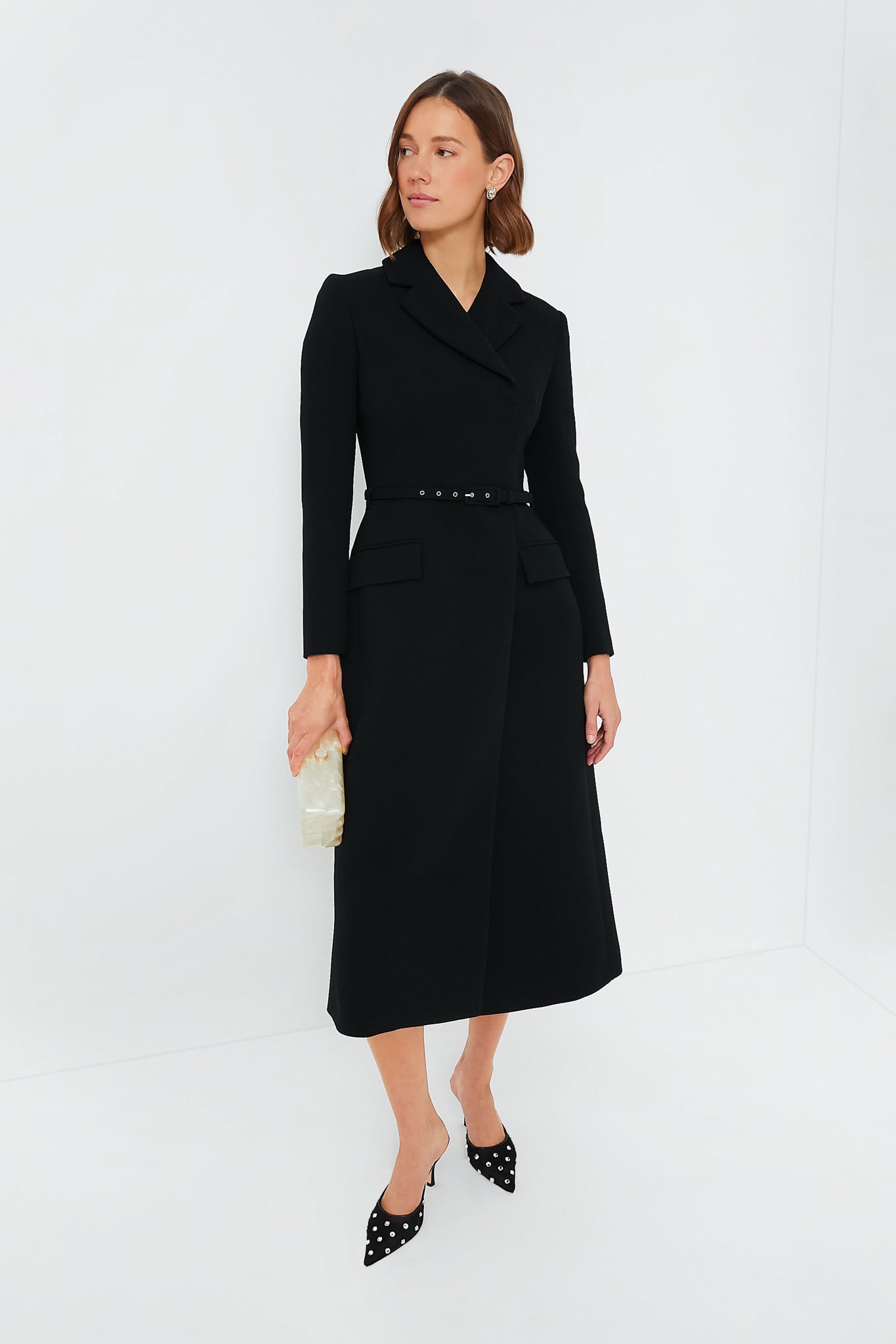 Black Kalonice Midi Dress-Get Girly