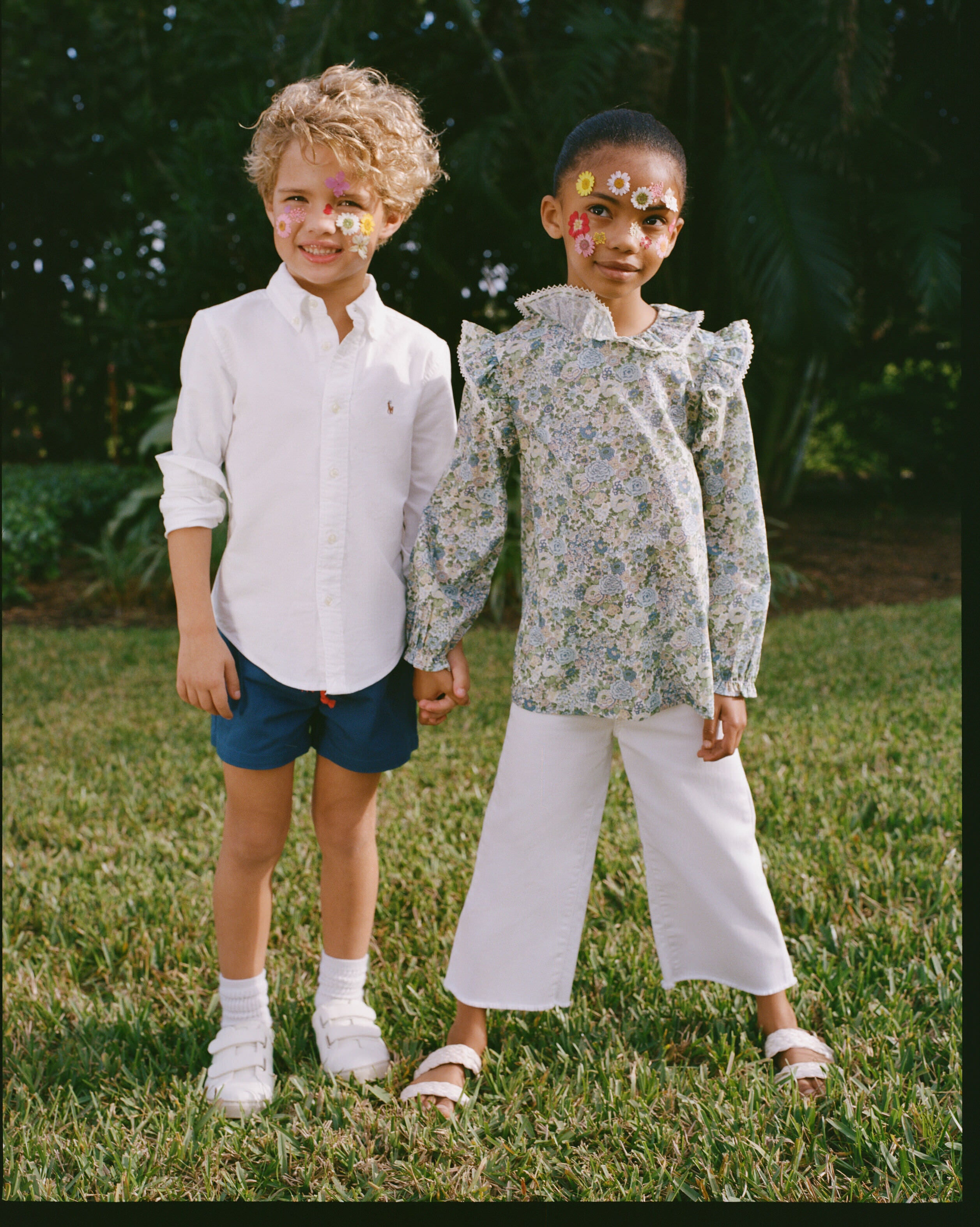 Boys White Long-Sleeve Oxford Button-Down Sportshirt-Get Girly