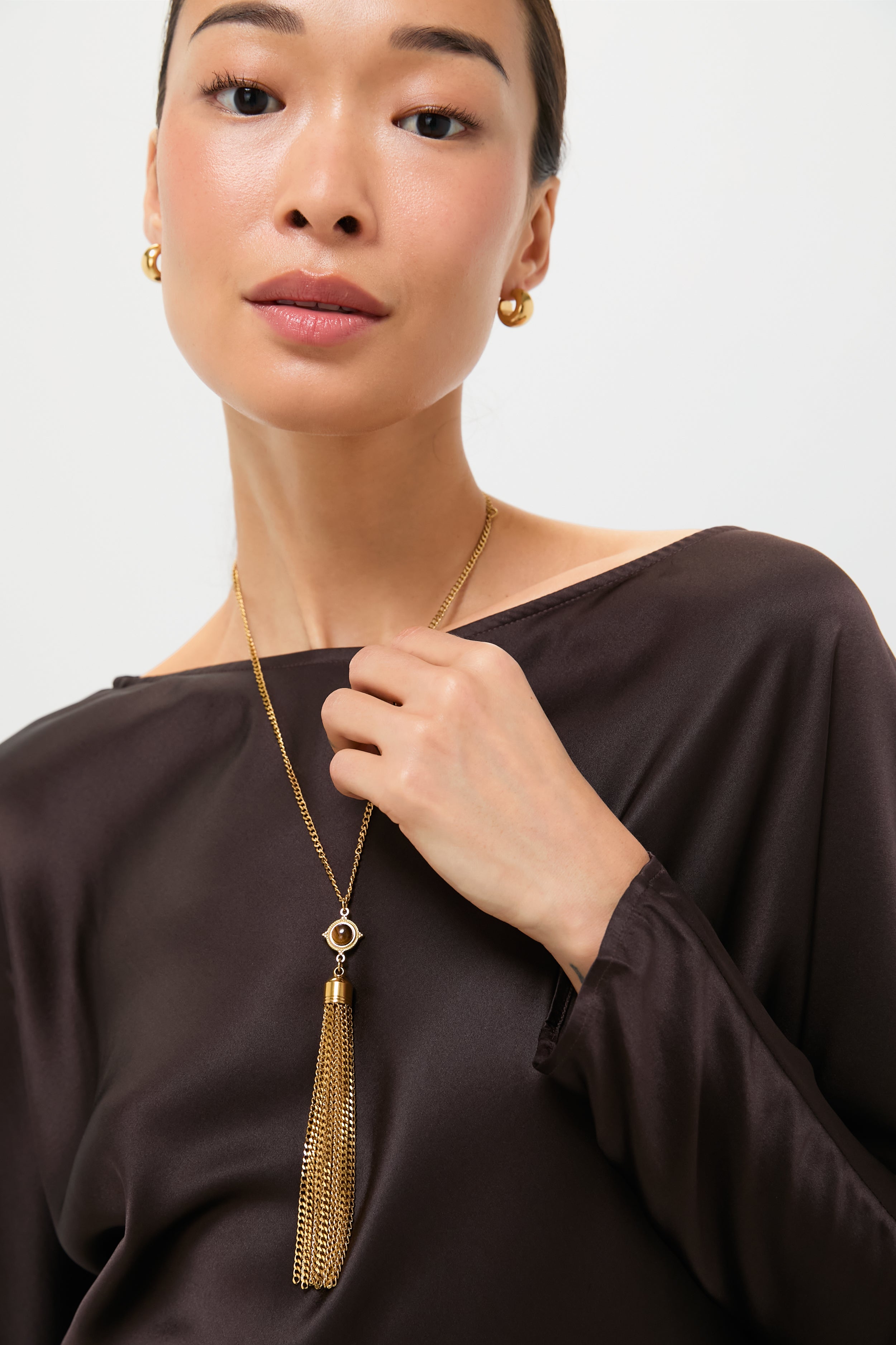 Tiger's Eye Haven Necklace-Get Girly