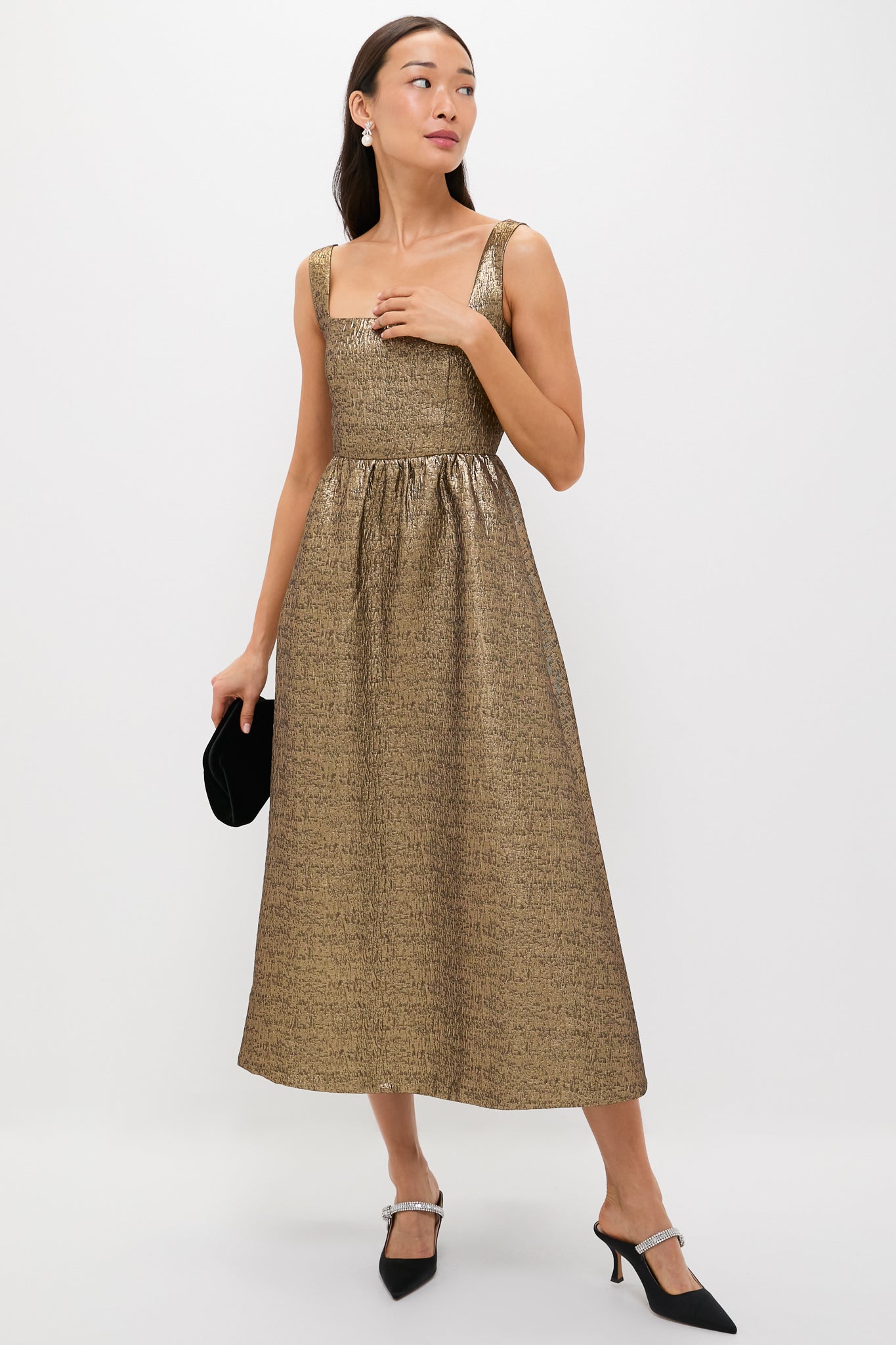 Black Satin Mae Heels-Get Girly