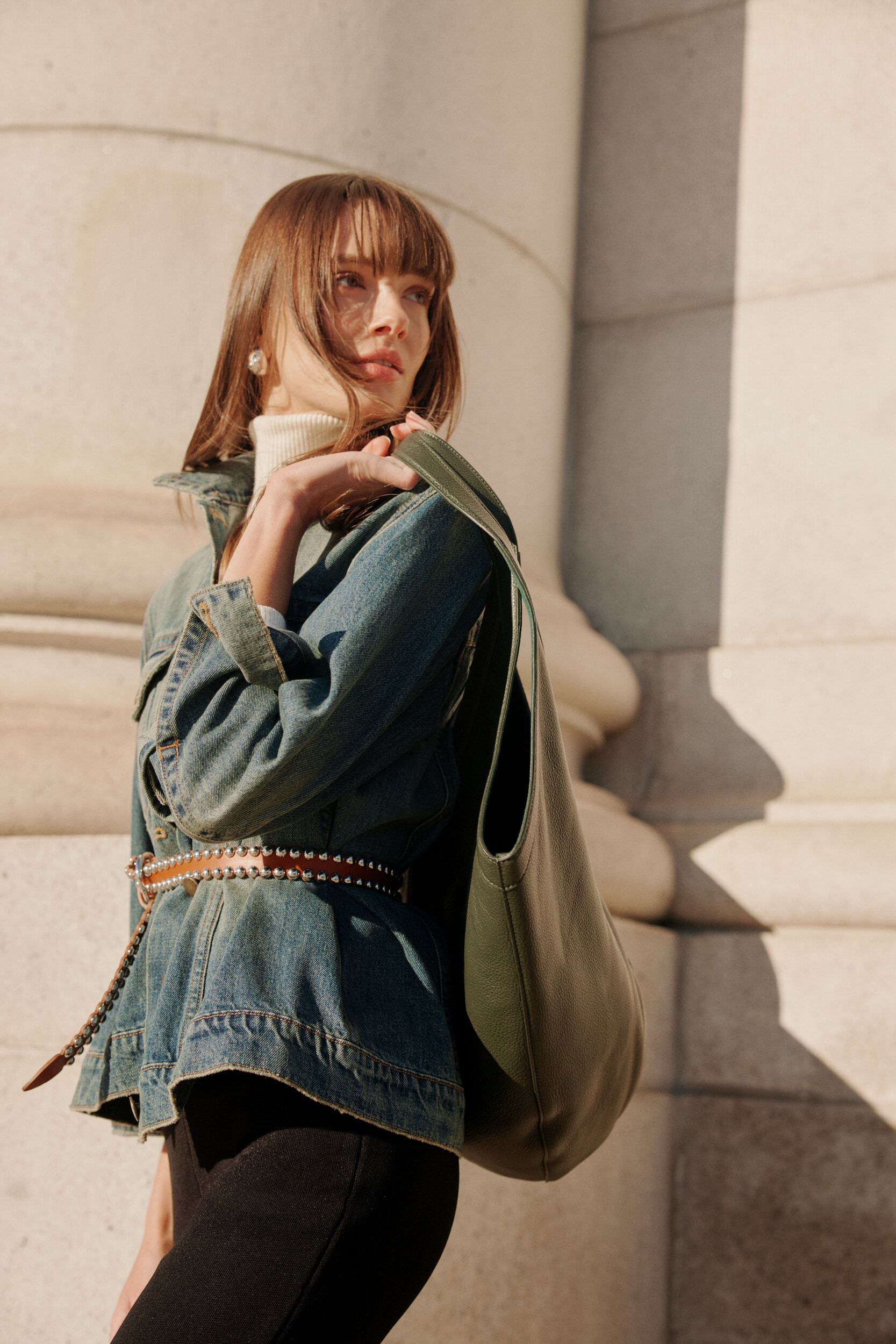 Natural Silver Zap Bubble Belt-Get Girly