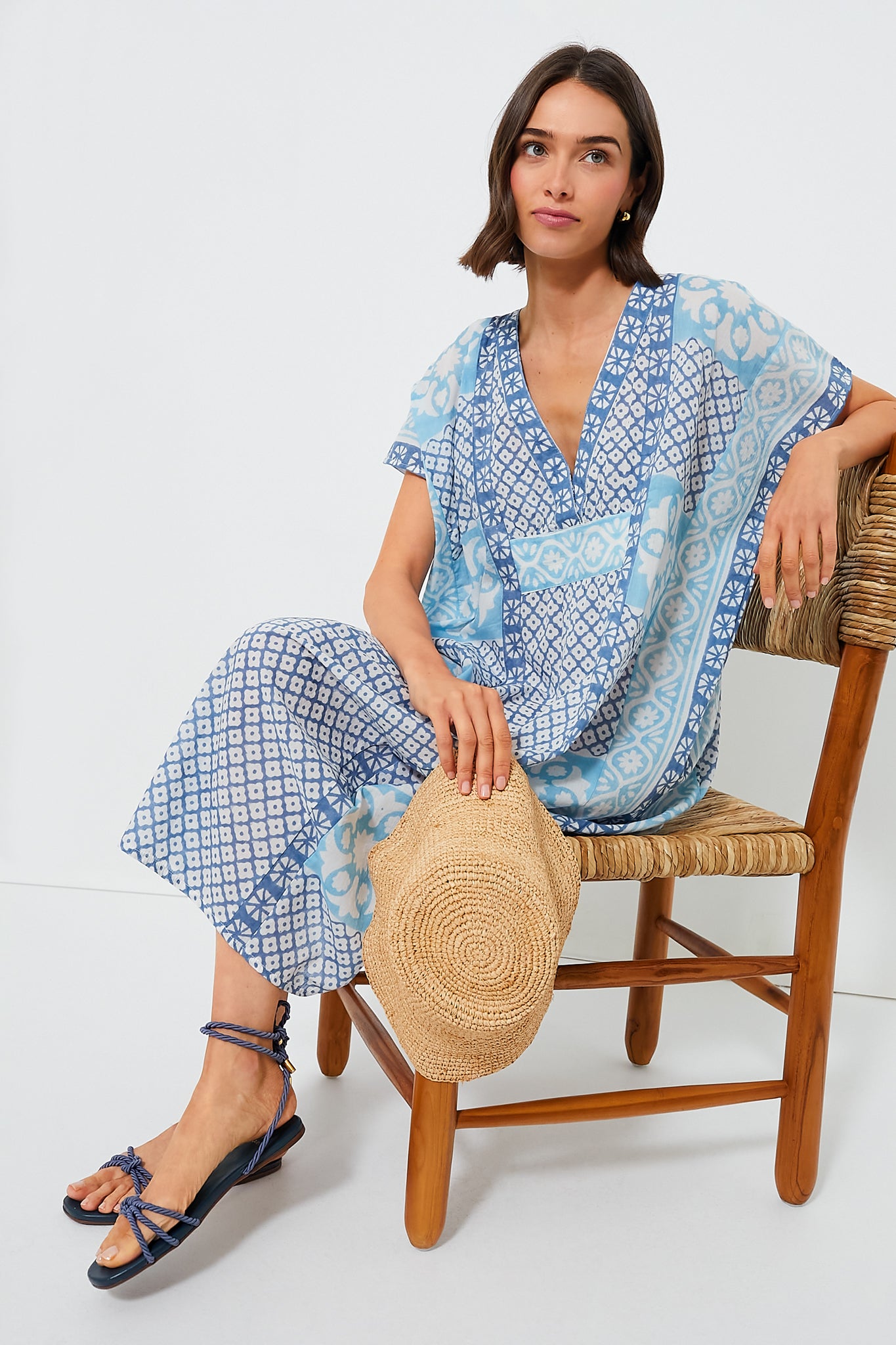 Blue Daughters Caftan-Get Girly