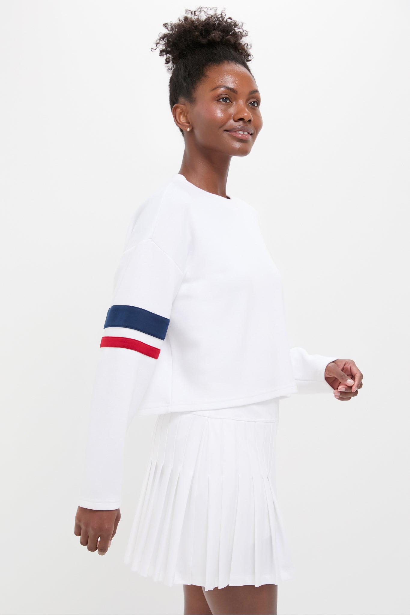 Americana Varsity Comfort Stretch Matilda Pullover-Get Girly