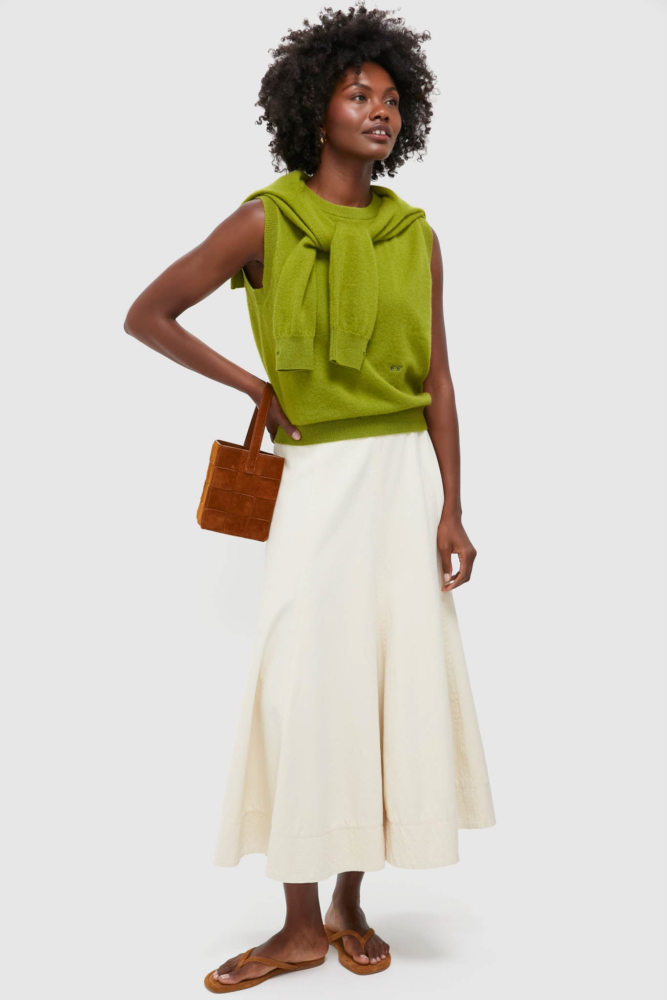 Woodbine Green Cashmere Shell-Get Girly