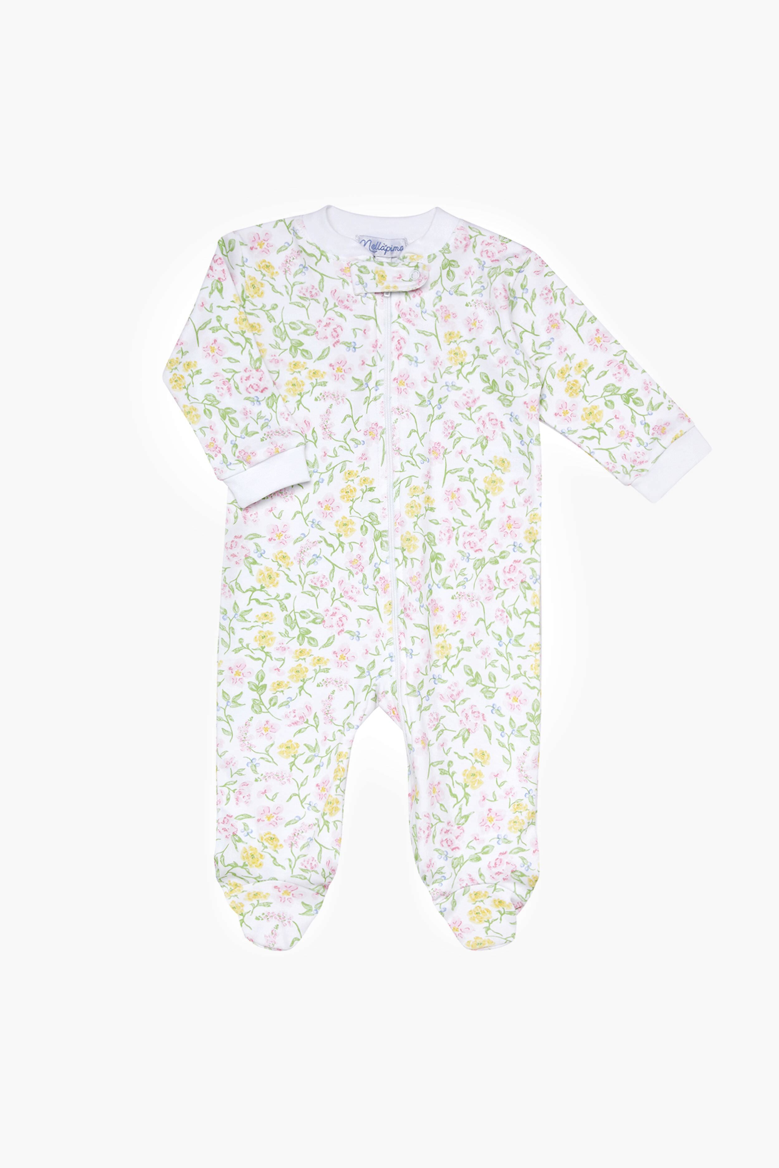 Berry Wildflowers Zipper Footie-Get Girly