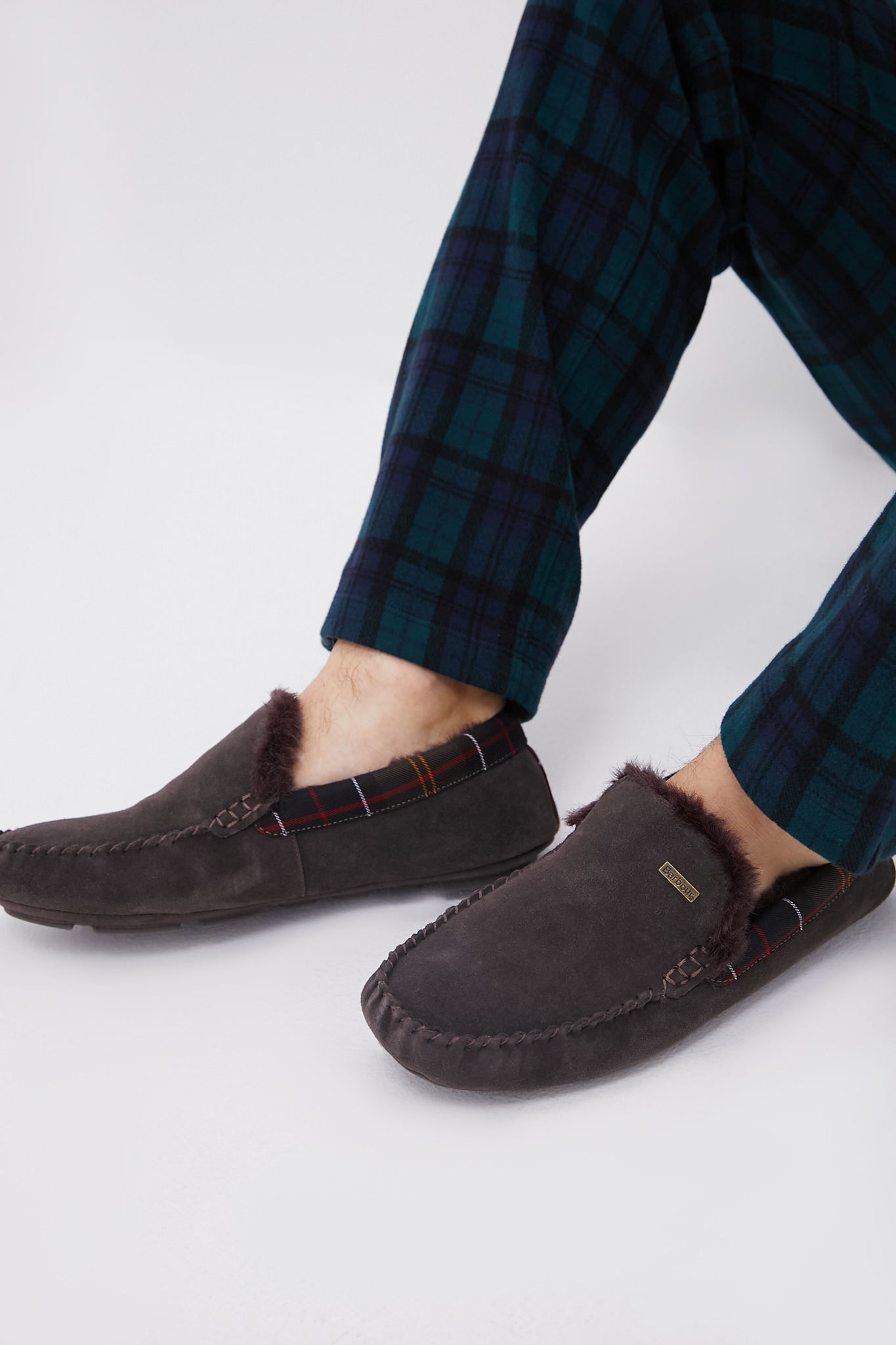 Brown Suede Monty Loafers-Get Girly