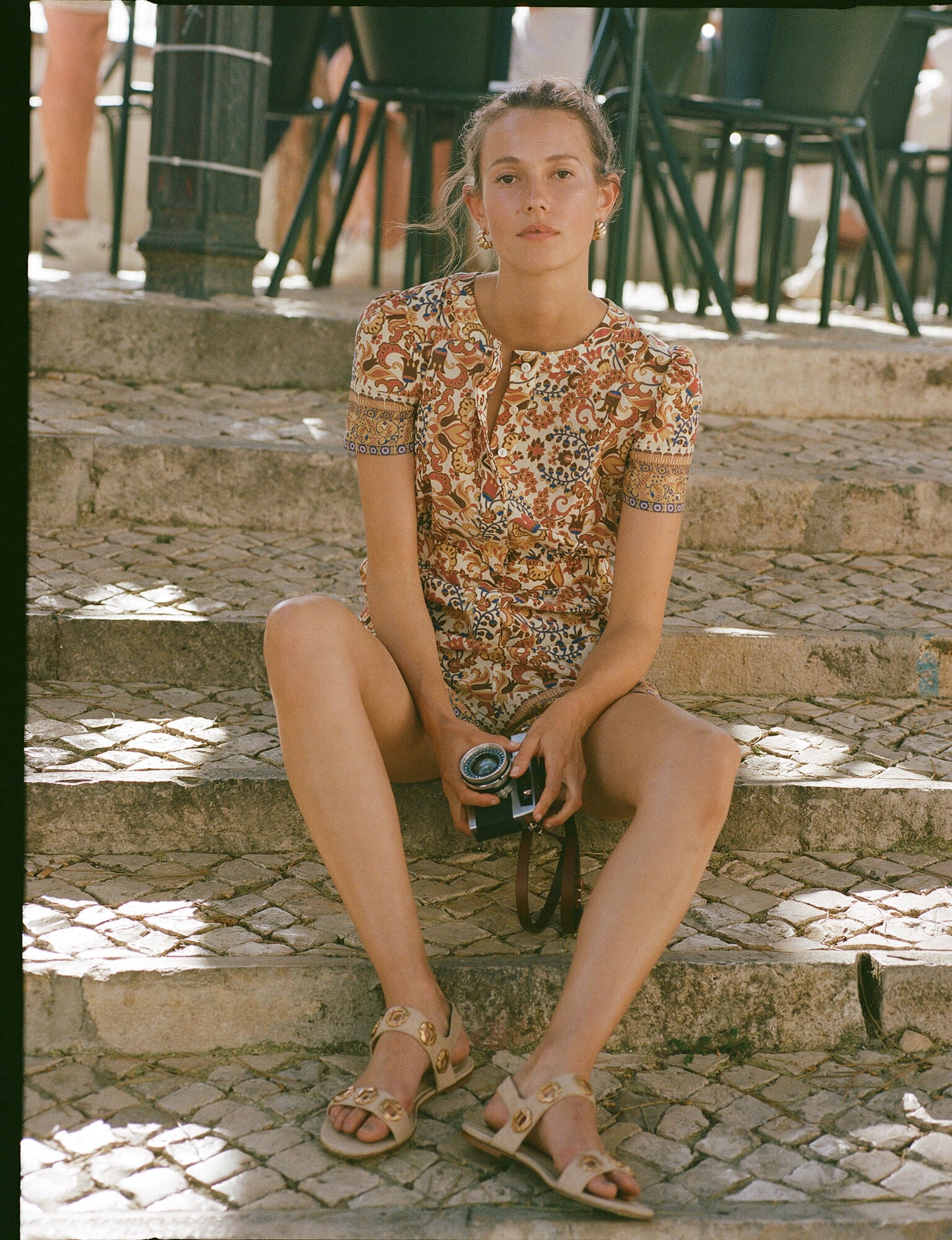 Beige Raffia Milan Flats-Get Girly