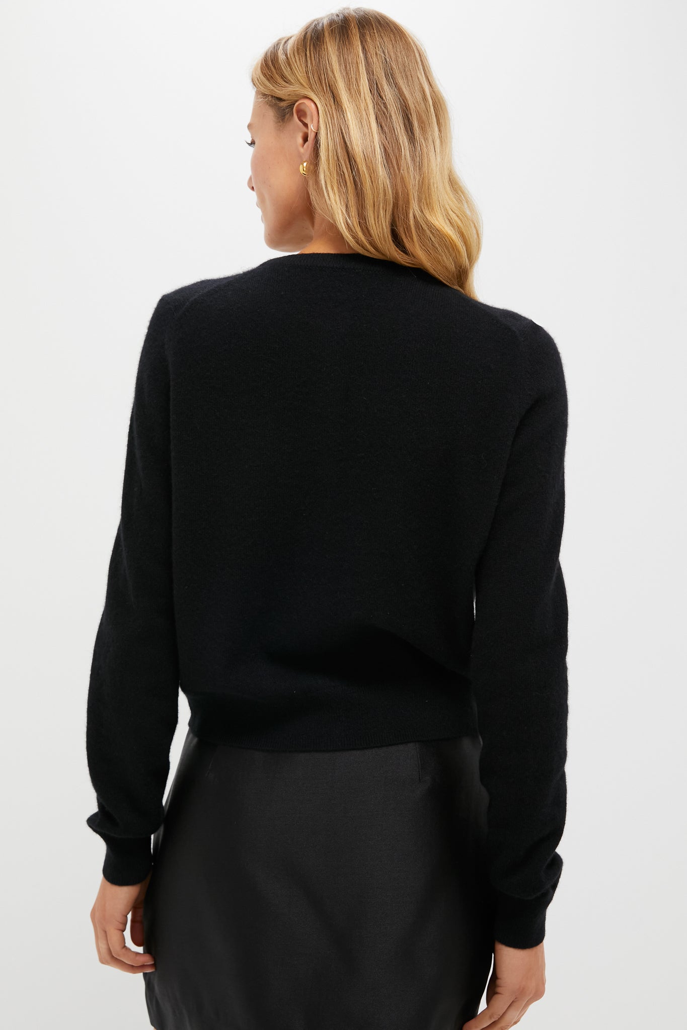 Black Cashmere Riley Cardigan-Get Girly