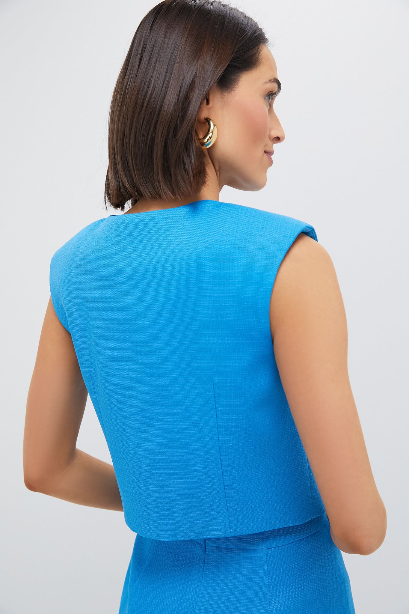 Azure Claire Vest Top-Get Girly