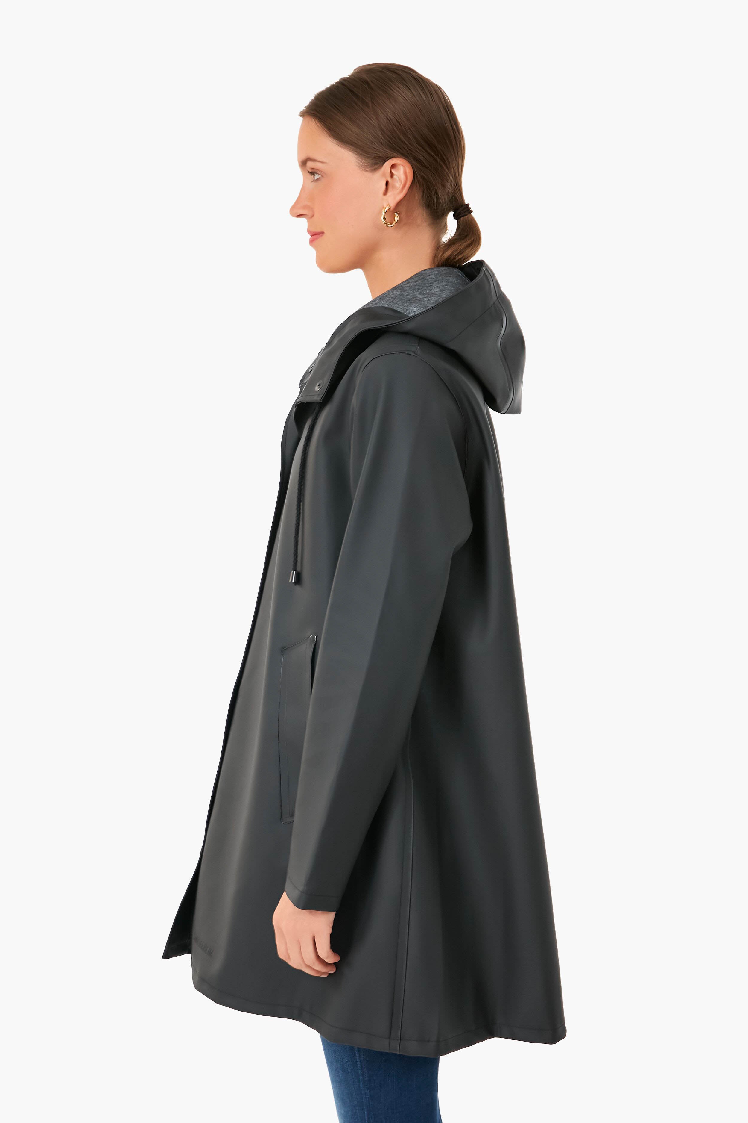 Black Mosebacke Raincoat-Get Girly