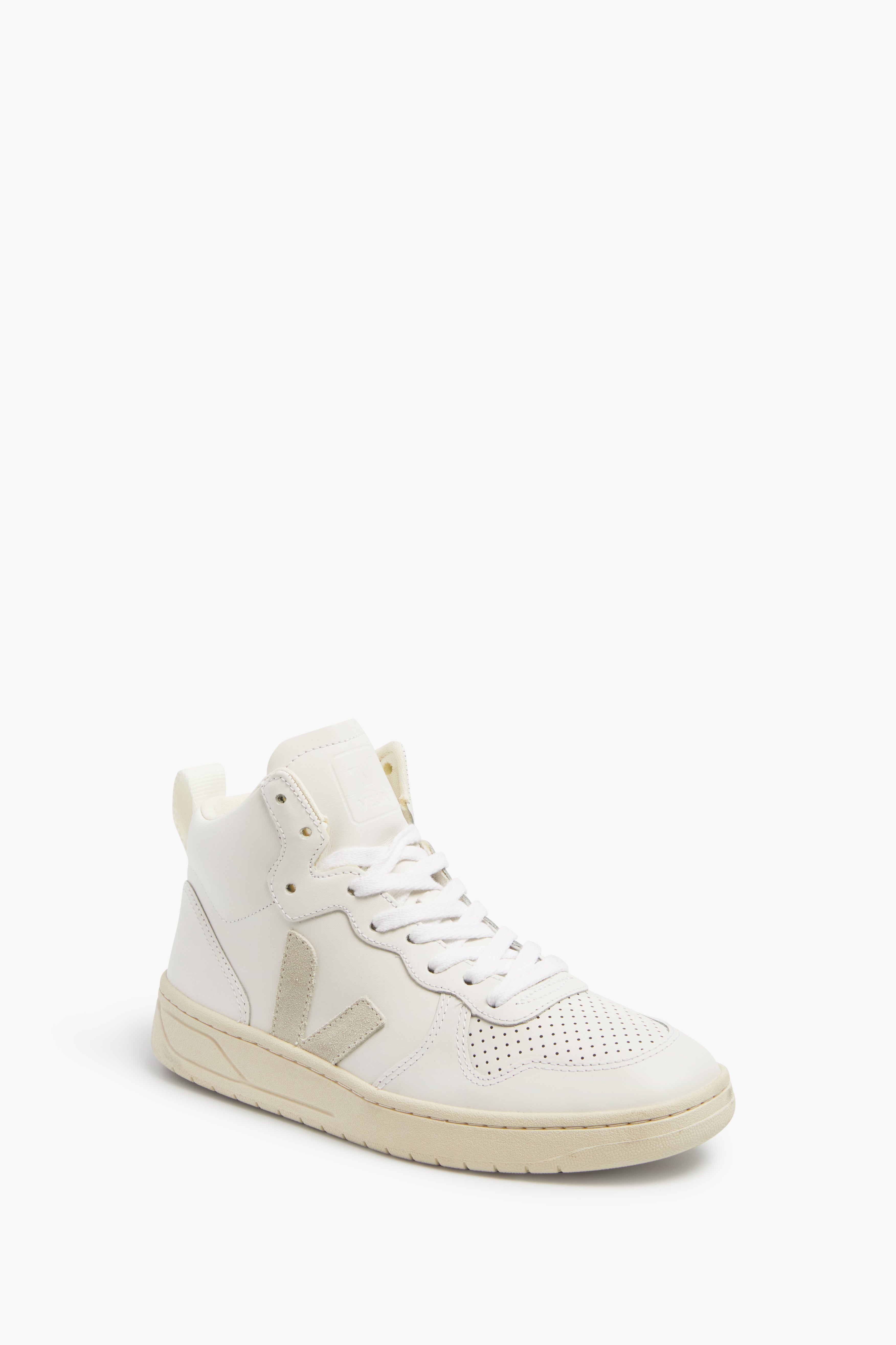 Extra-White Natural V-15 Sneakers-Get Girly