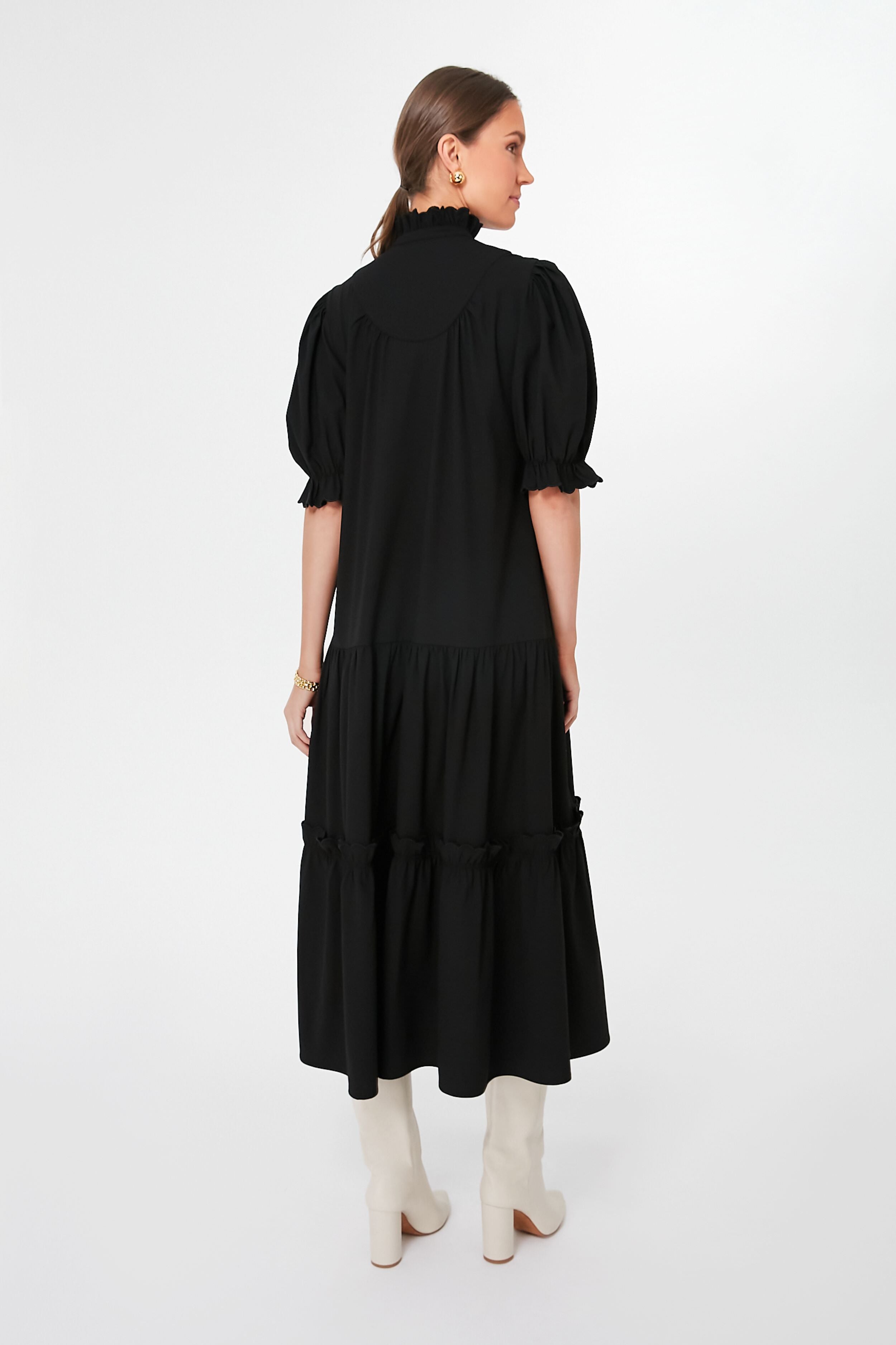 Black Selena Maxi Dress-Get Girly