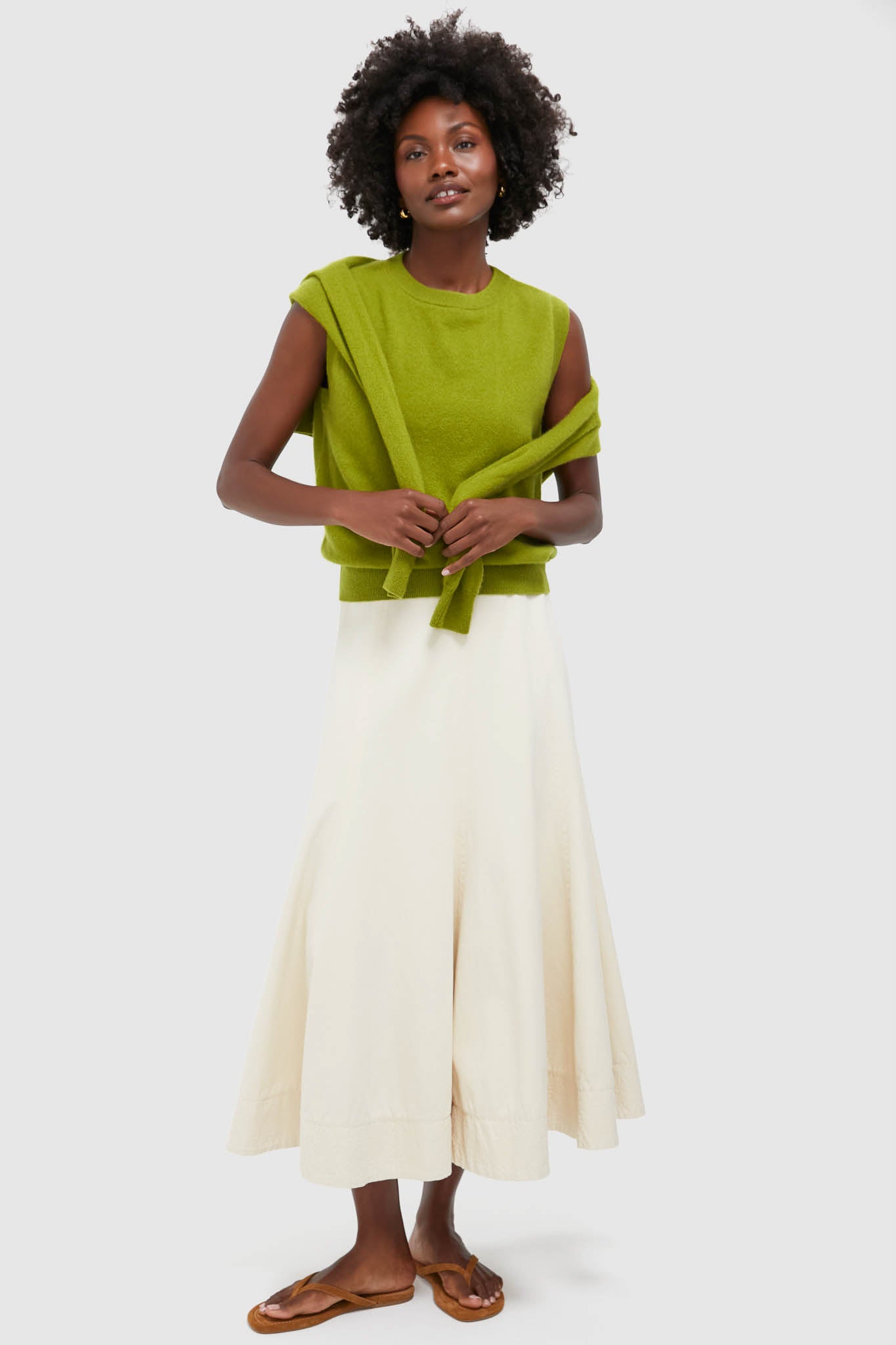 Woodbine Green Cashmere Shell-Get Girly