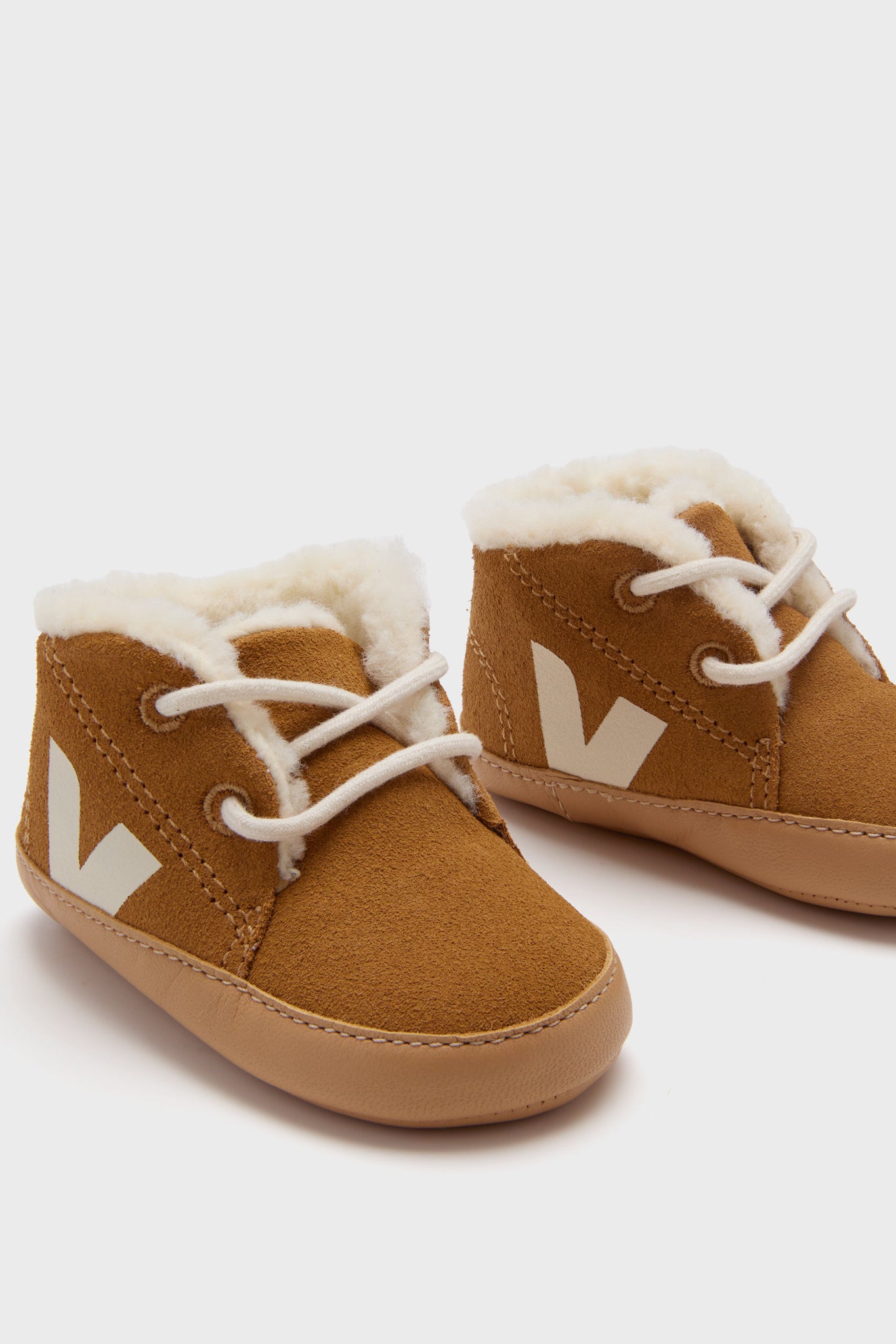 Camel Pierre Baby Winter Light Booties-Get Girly