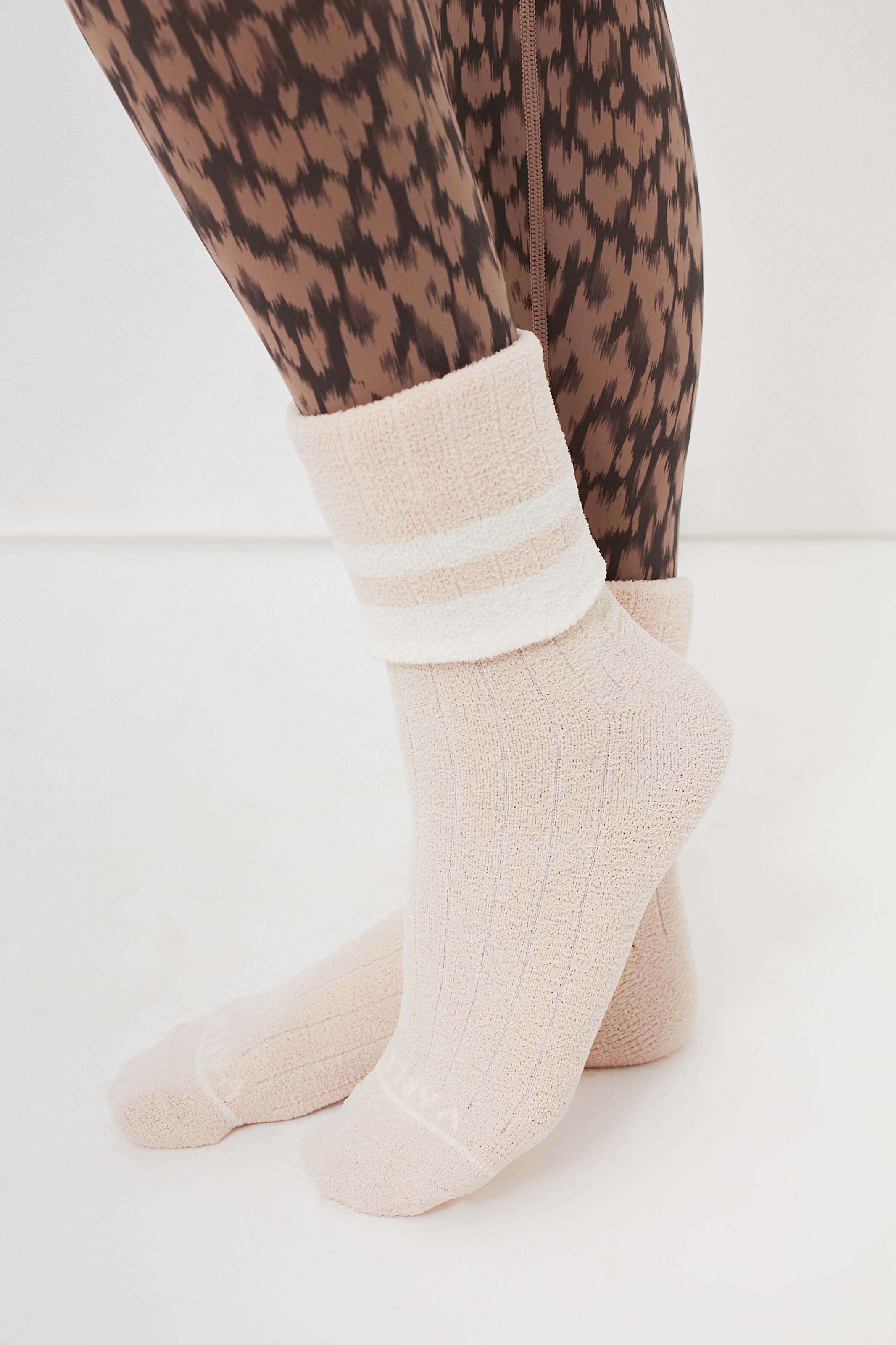 Egret and Sandshell Preston Sock-Get Girly