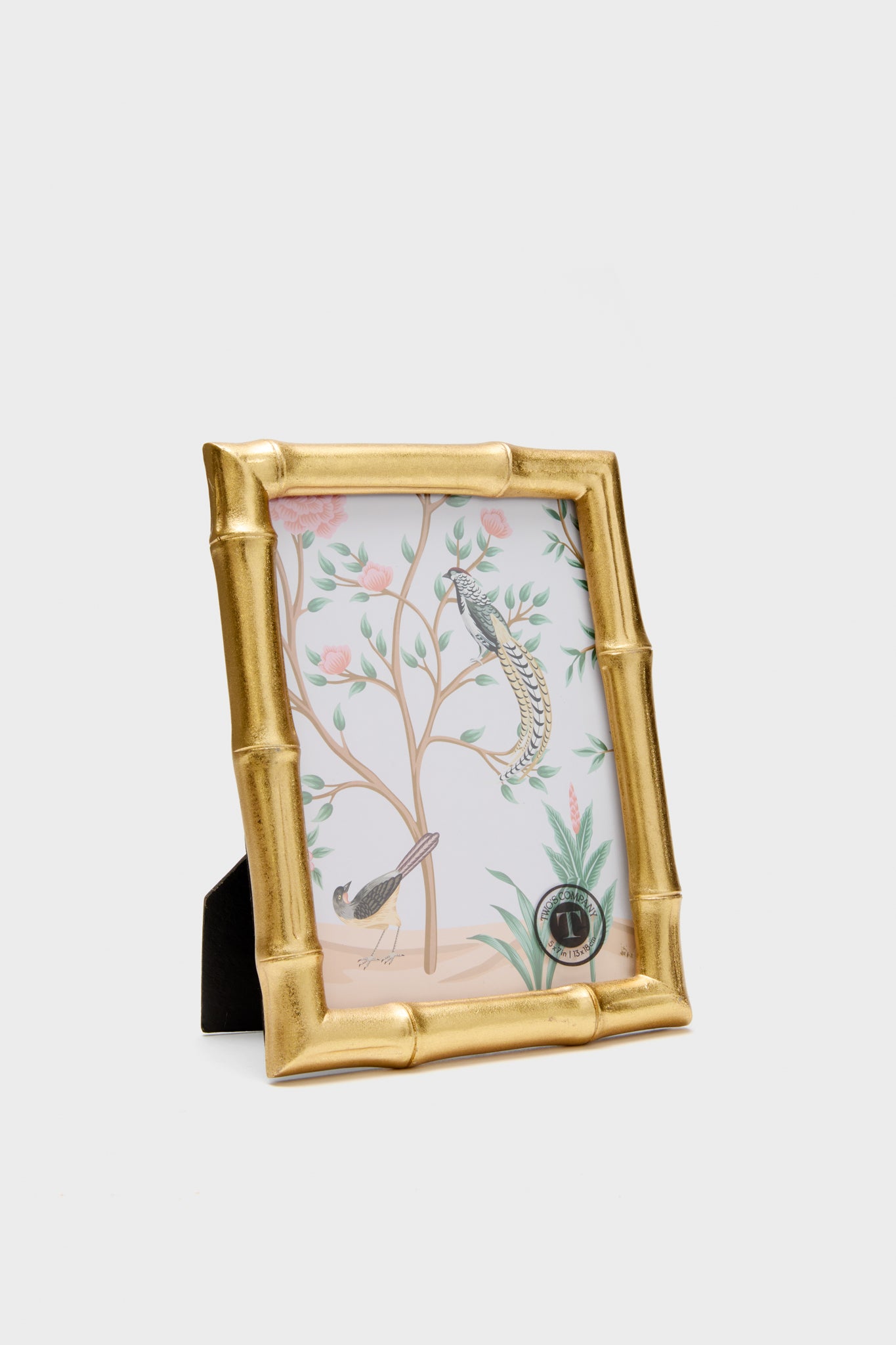 5x7 Gold Faux Bamboo Frame-Get Girly