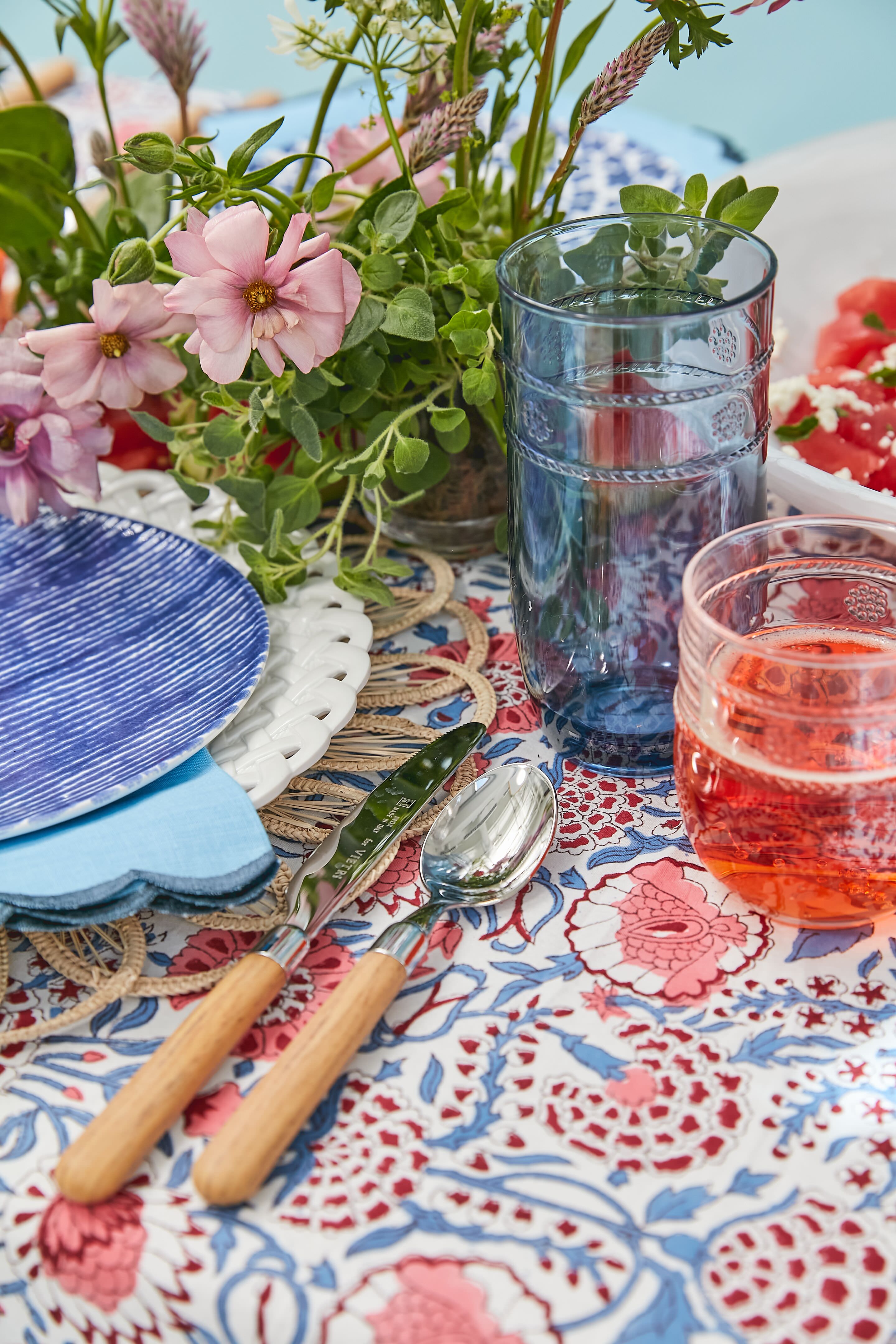 Albero Oak Five-Piece Place Setting-Get Girly