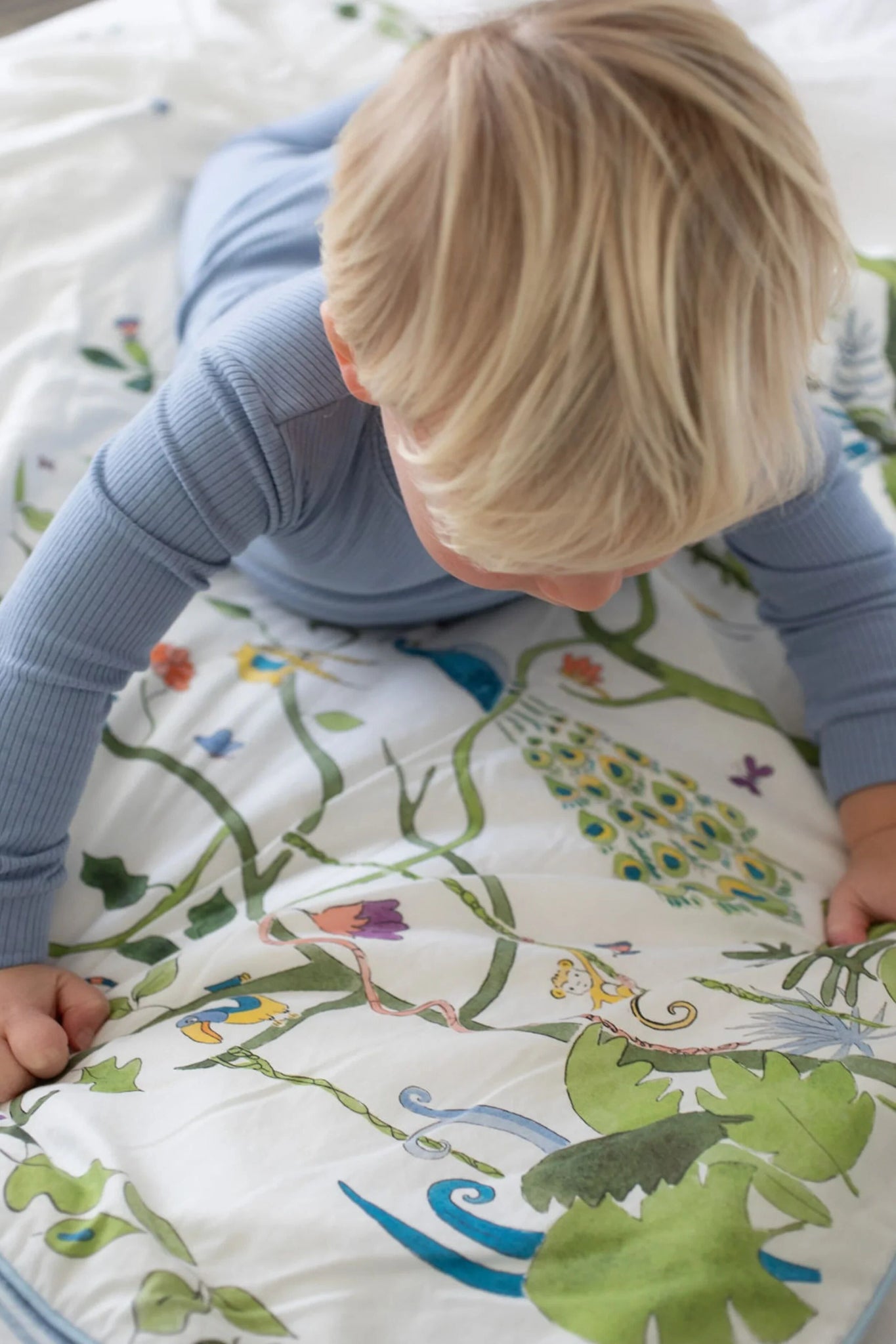 Tropical Placement Crib Sheets-Get Girly