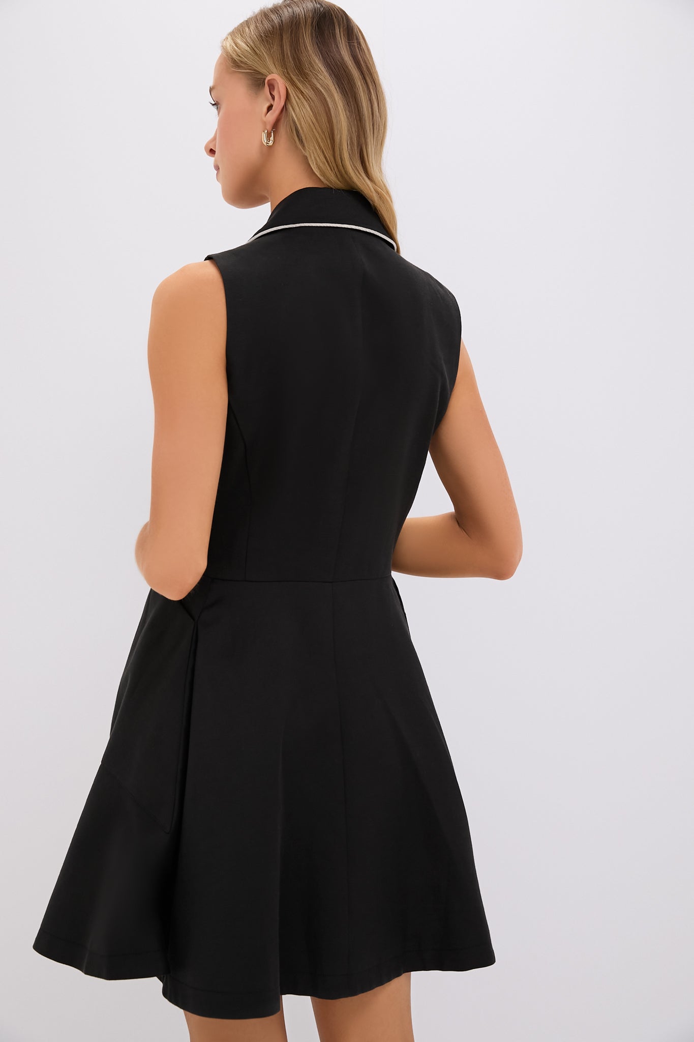 Black Linen Ruby Dress-Get Girly