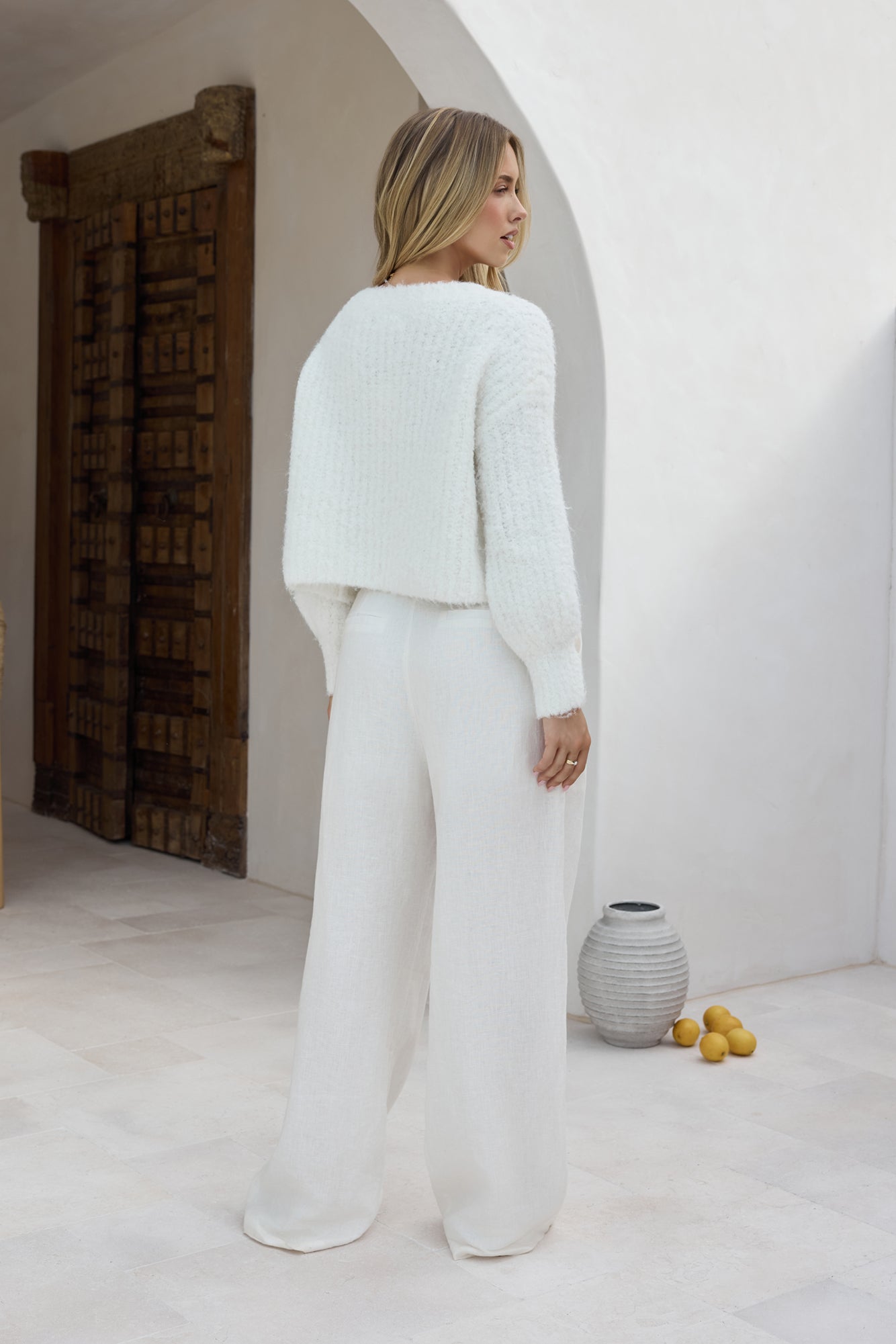 Ice Queen Knit Cardigan White-Trogz